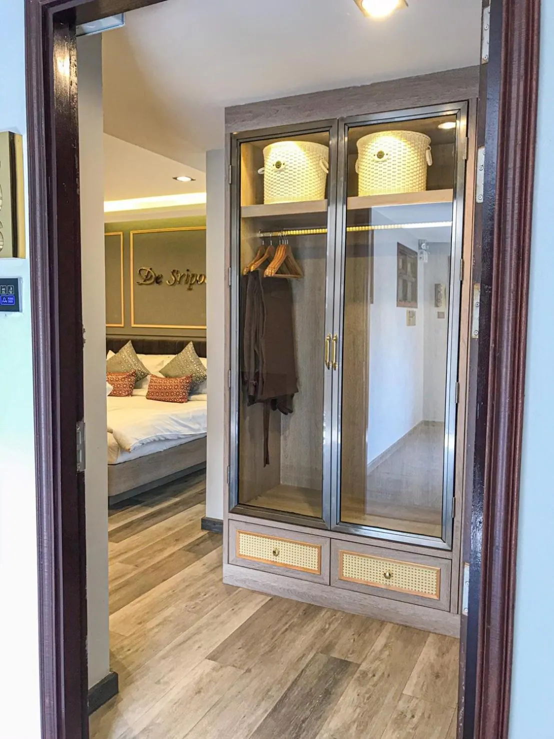 Bed in Hotel De Sripoom