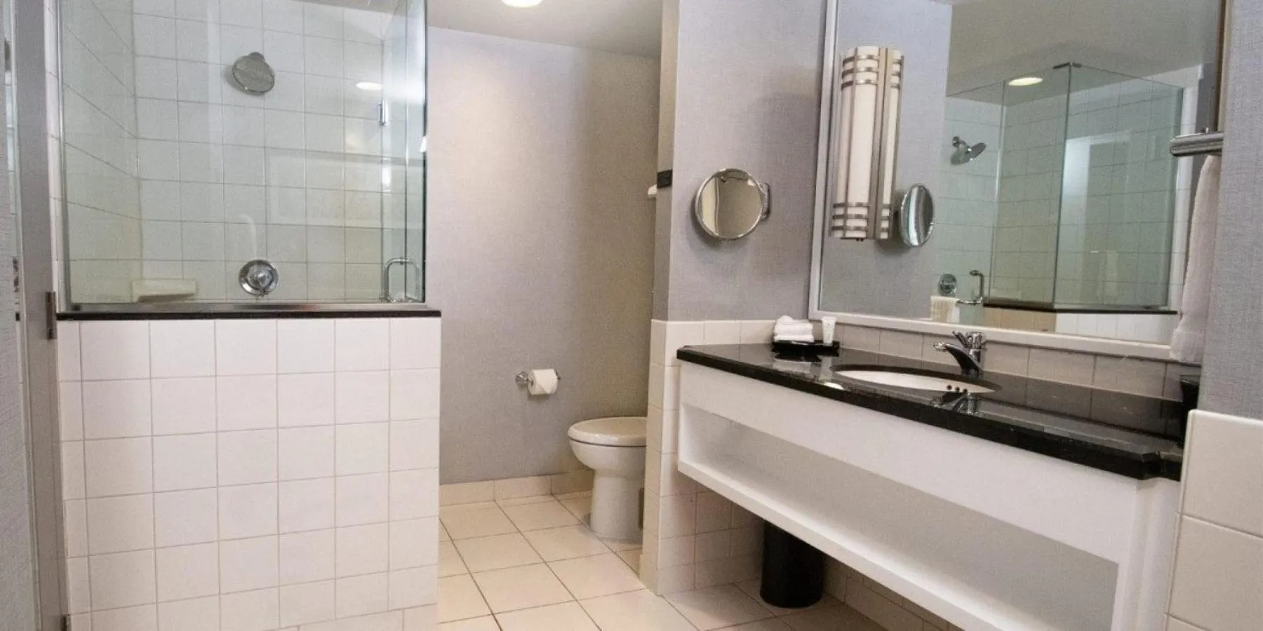 Shower in Caesars Windsor, A Caesars Destination