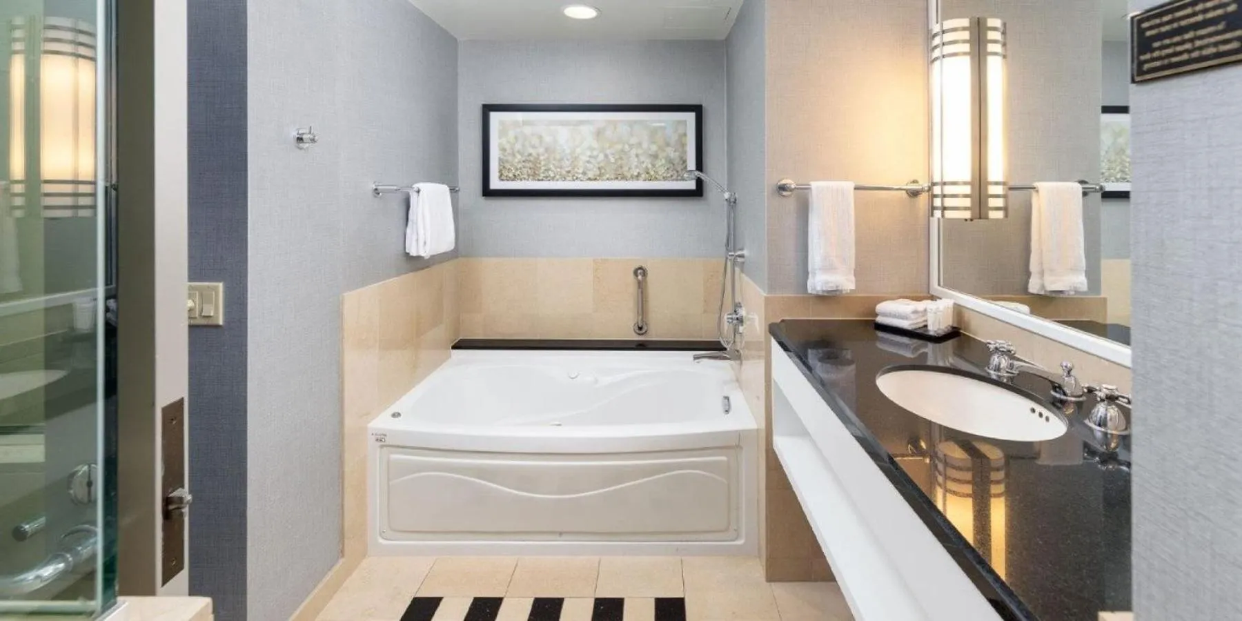 Bathroom in Caesars Windsor, A Caesars Destination