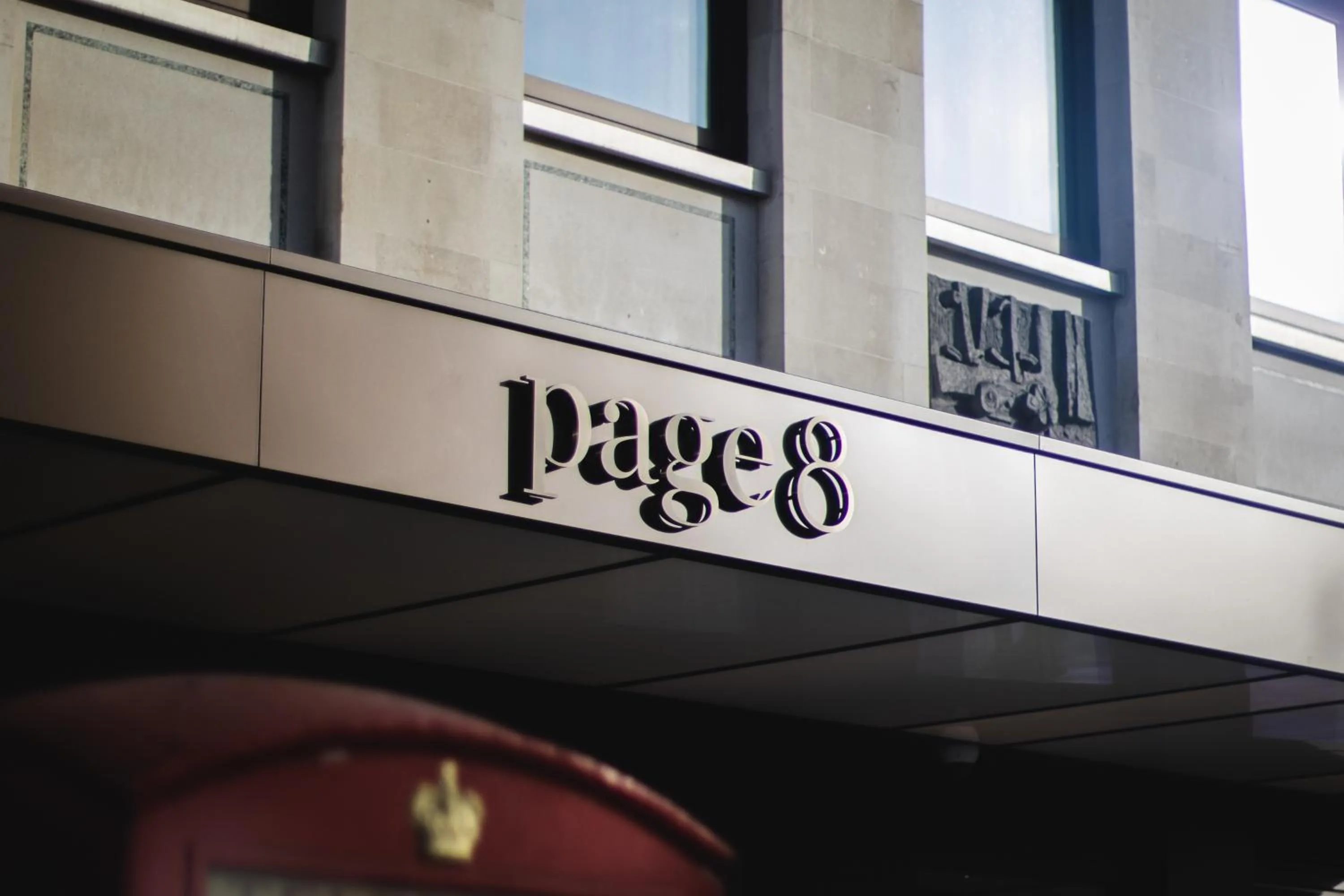 Facade/entrance in Page8, Page Hotels