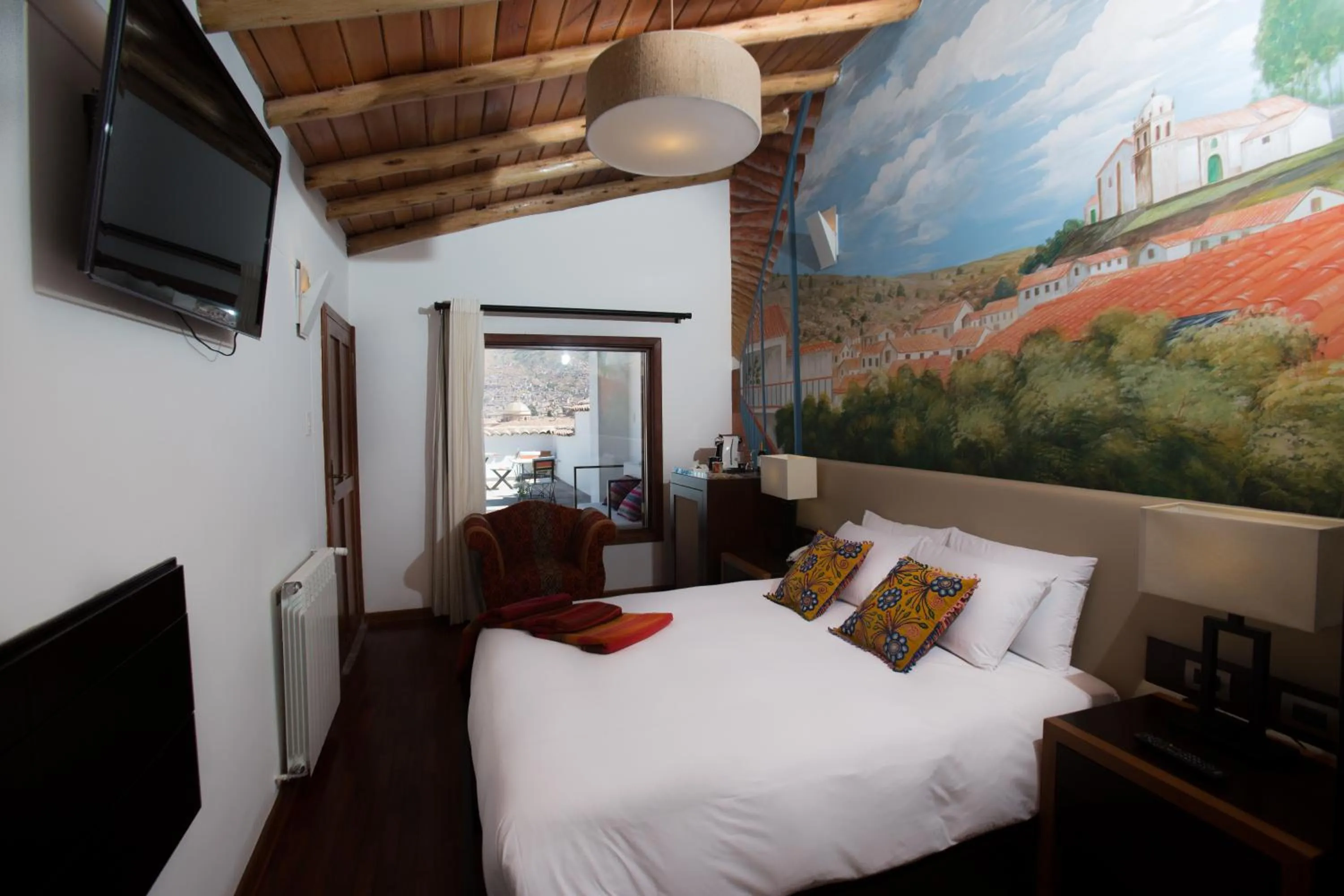 Bed in Tocuyeros Boutique Hotel