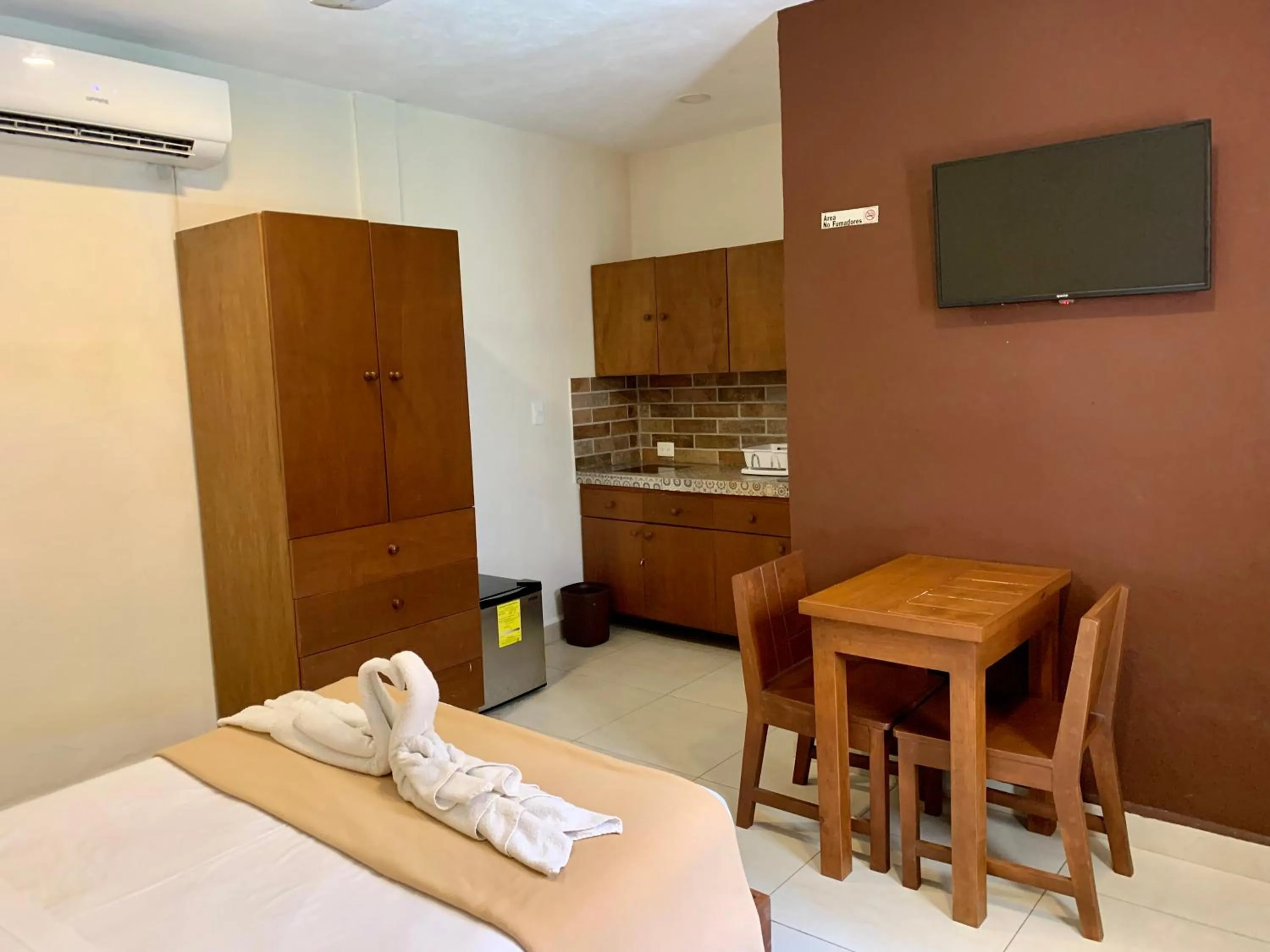 TV and multimedia, Bed in AKBAL Playa - Beach Zone