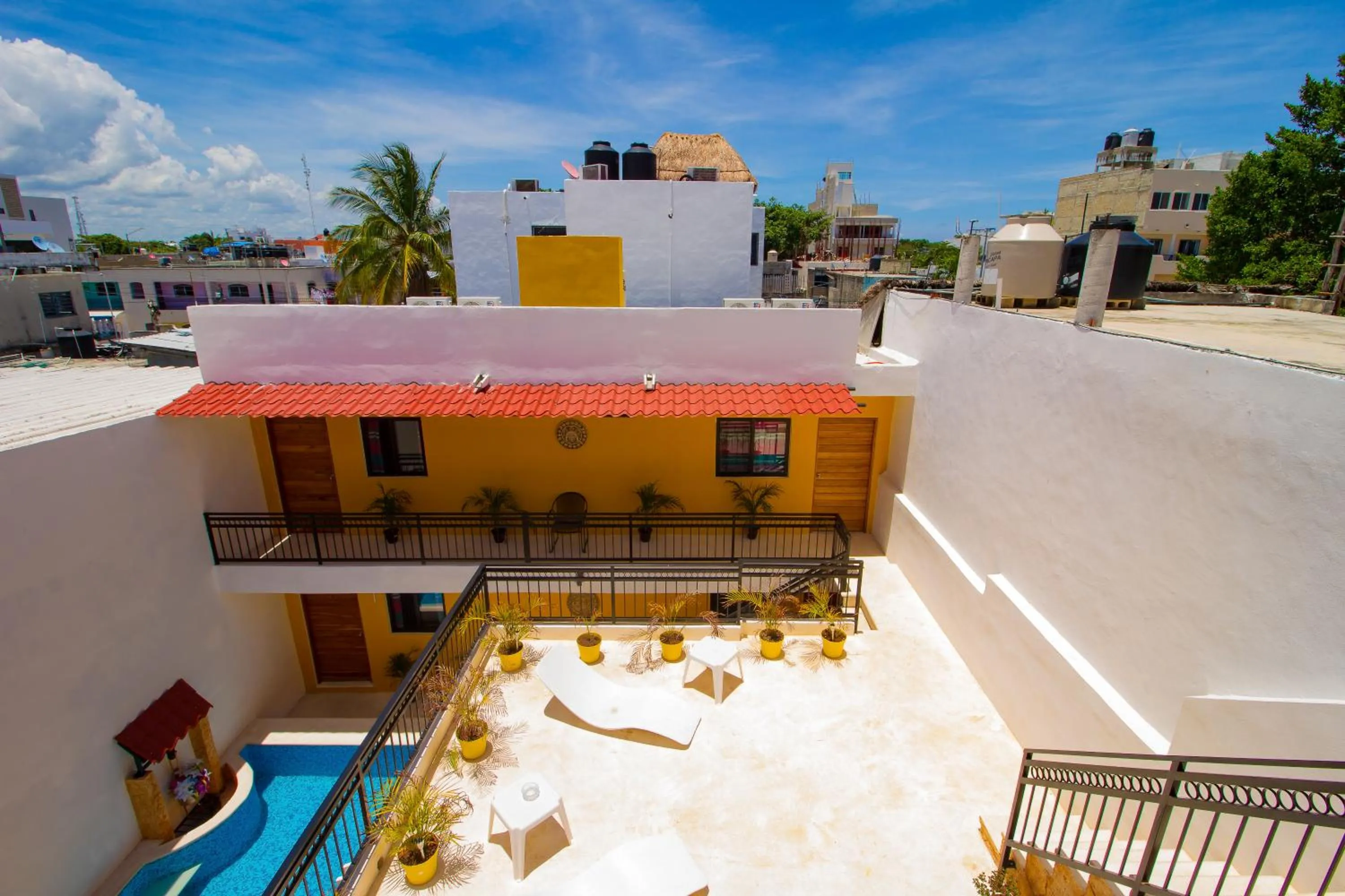 Patio in AKBAL Playa - Beach Zone