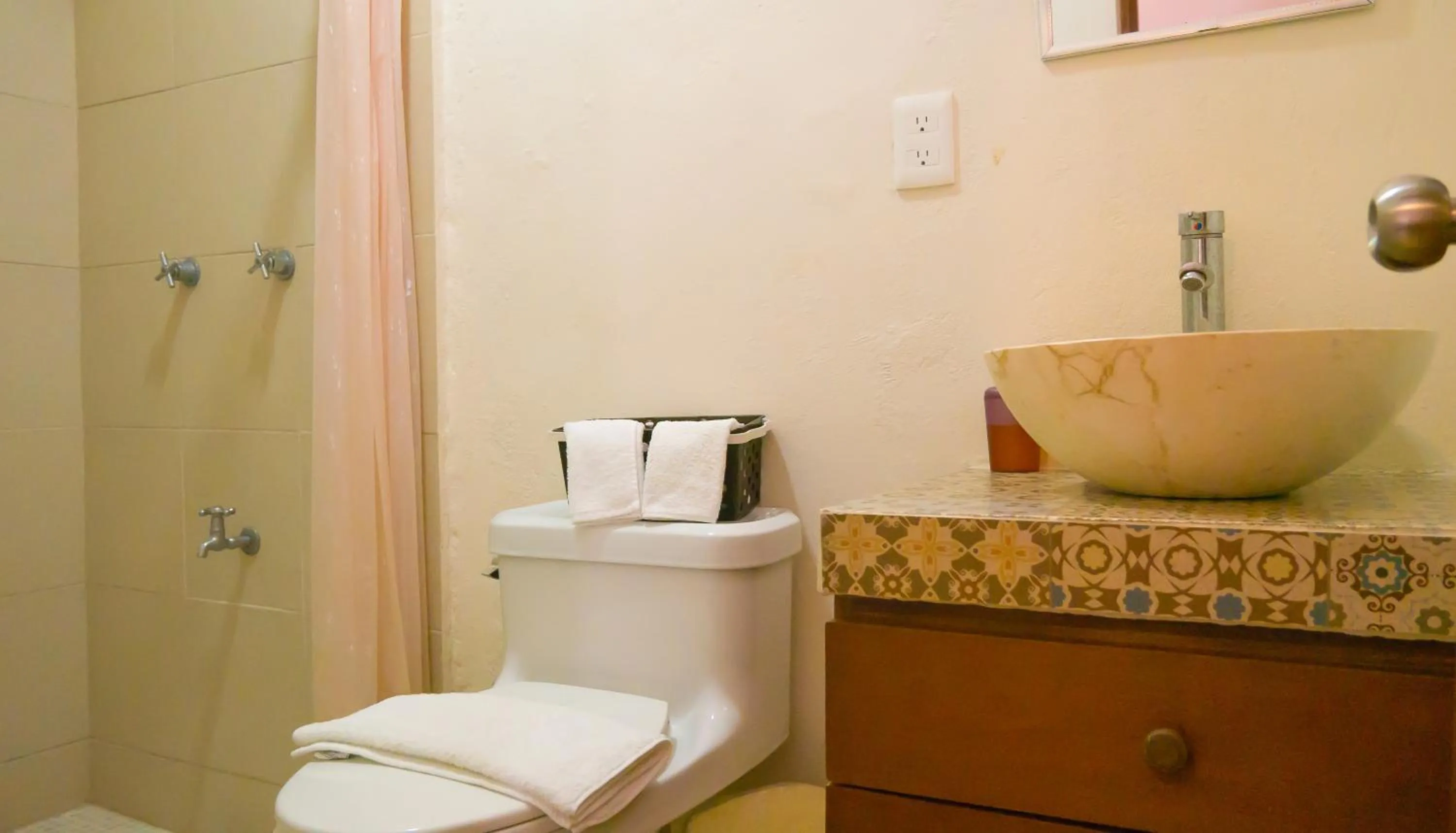 Bathroom in AKBAL Playa - Beach Zone