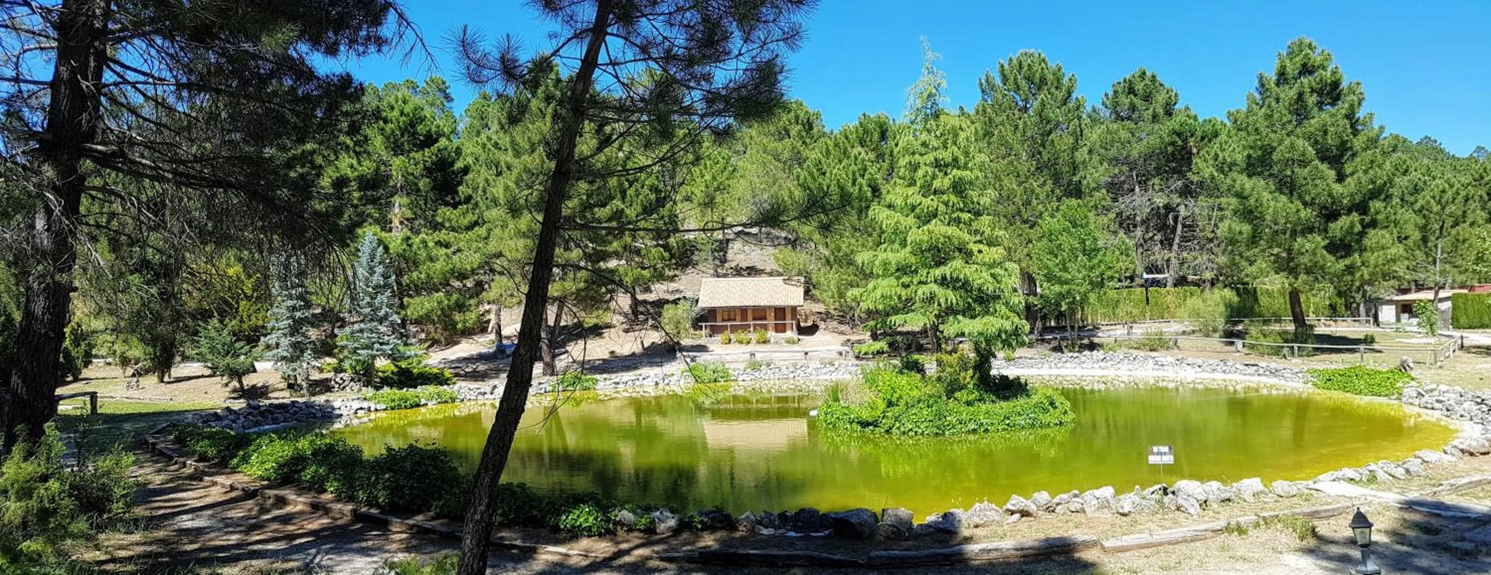La cabaña del lago en ZAFIRO LAGUNAZO Parque Natural del Río Mundo