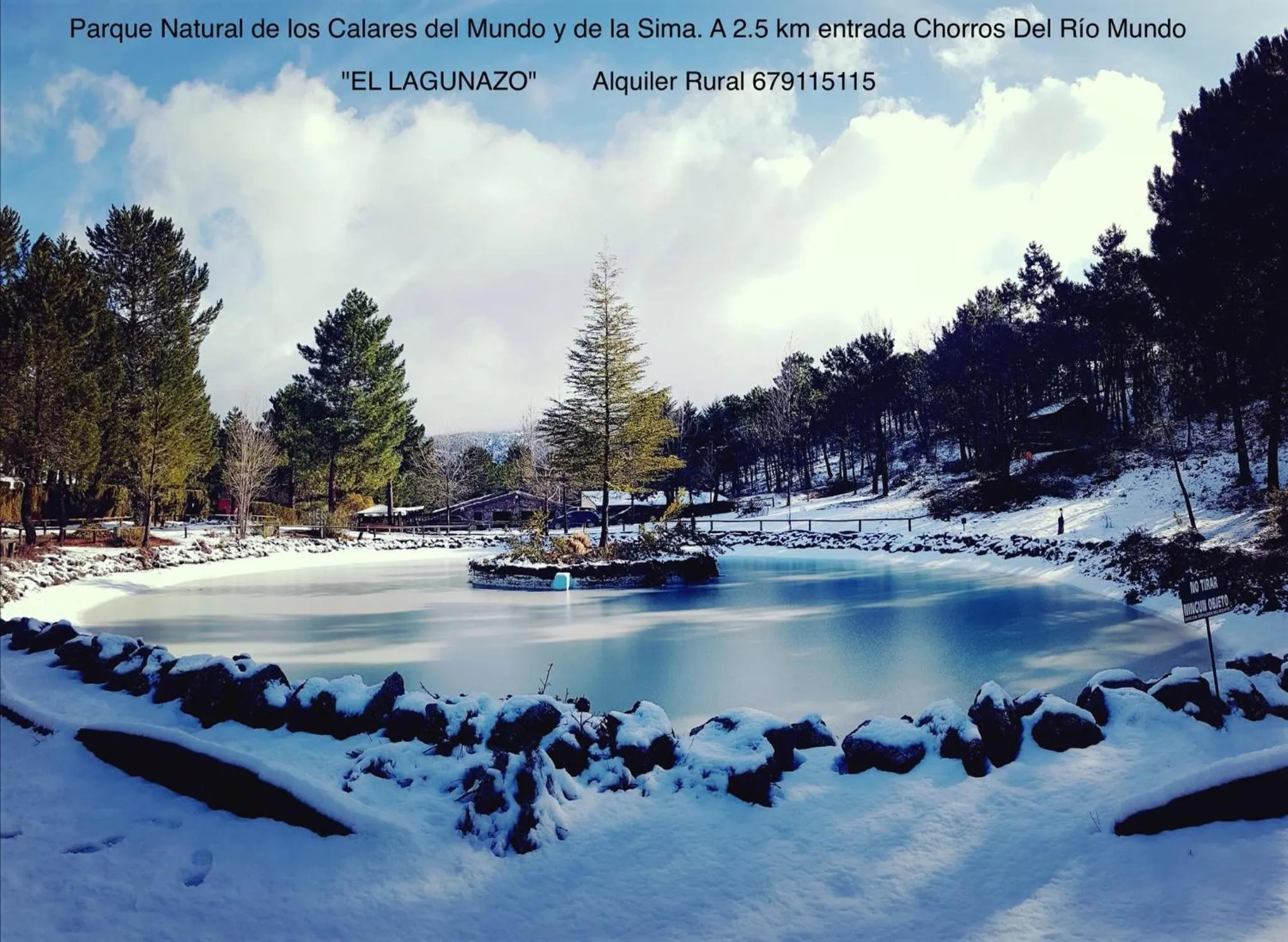 La cabaña del lago en ZAFIRO LAGUNAZO Parque Natural del Río Mundo