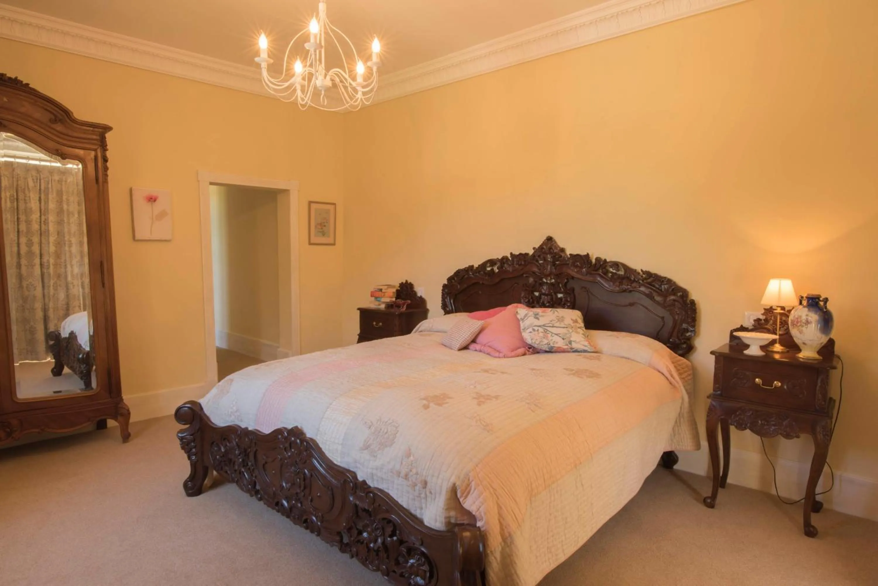 Bed in Château de Valette