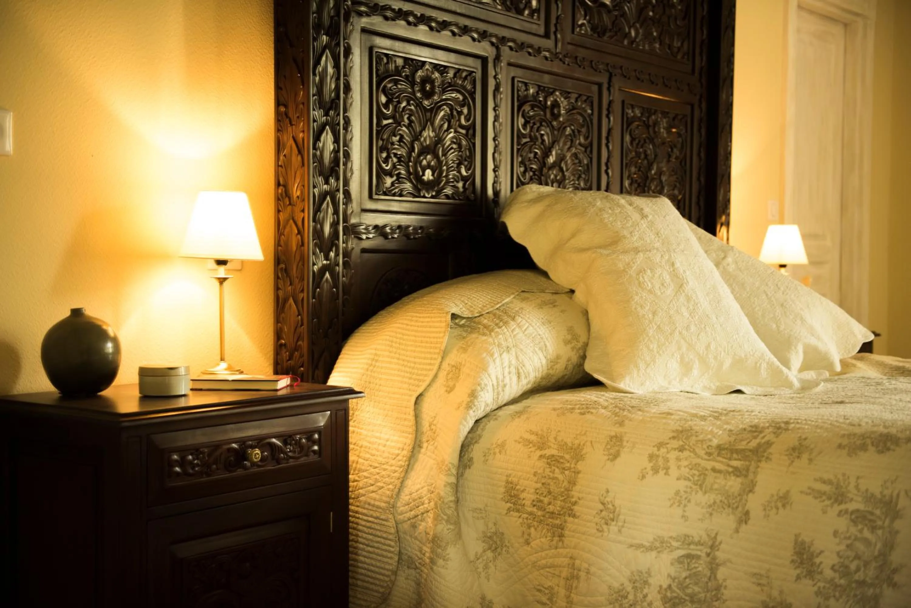 Bed in Château de Valette