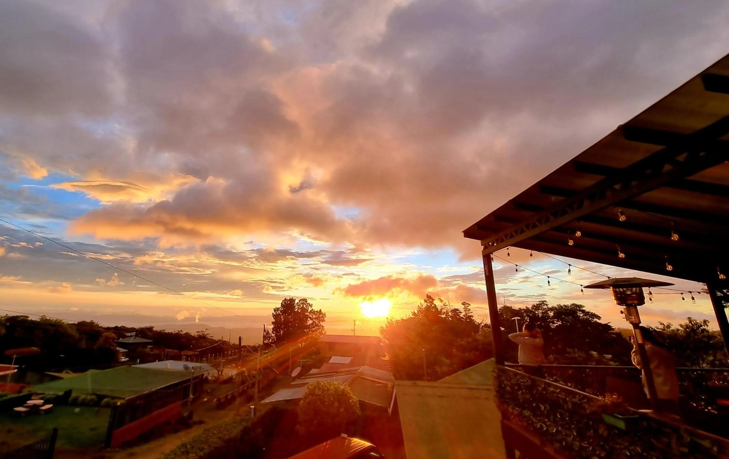 Sunset in Calathea Hotel Monteverde