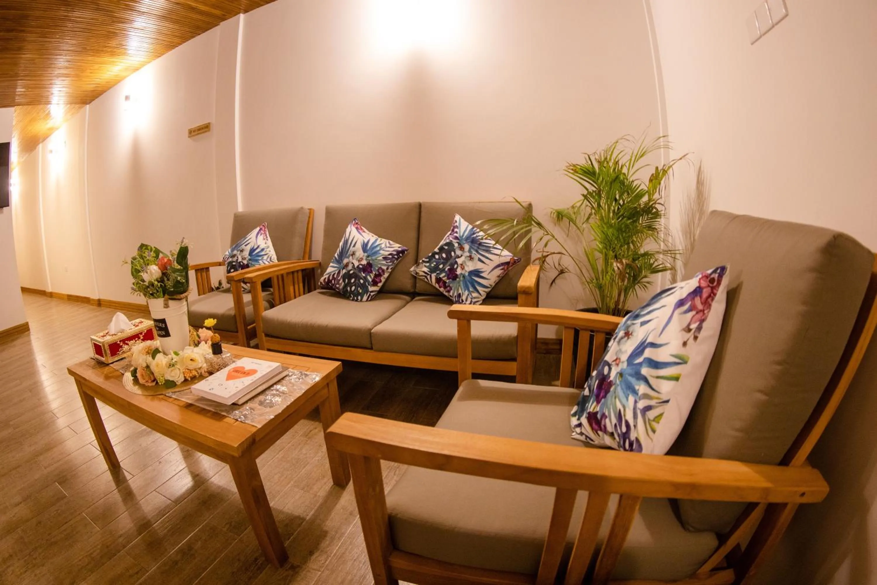 Seating area in PERLA Dhangethi