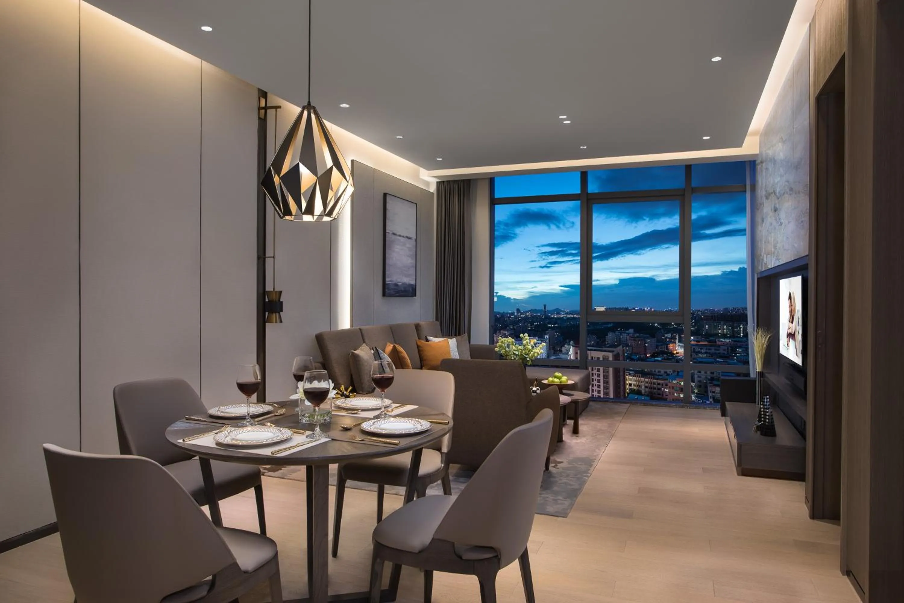 Decorative detail in Ascott Songshan Lake Dongguan