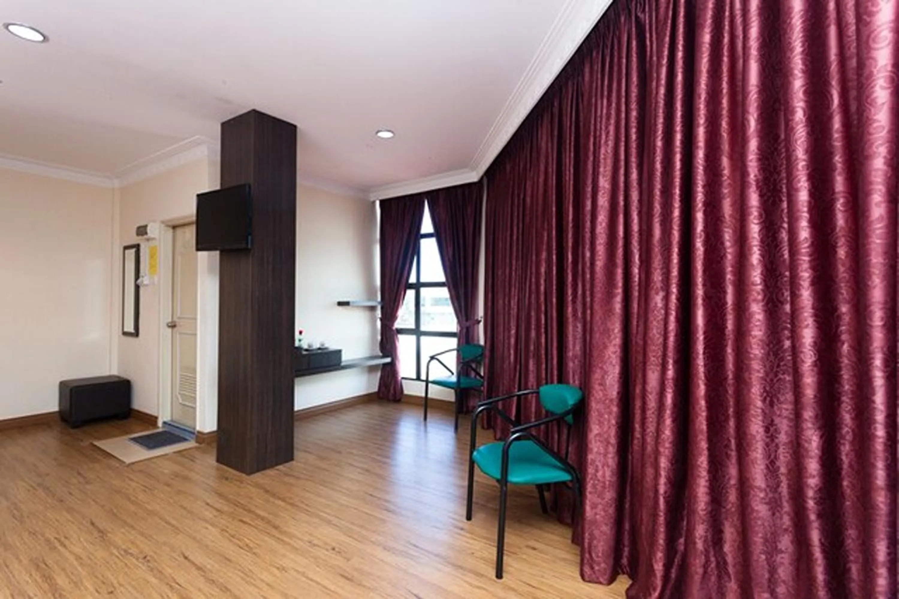 Seating area in T P Hotel