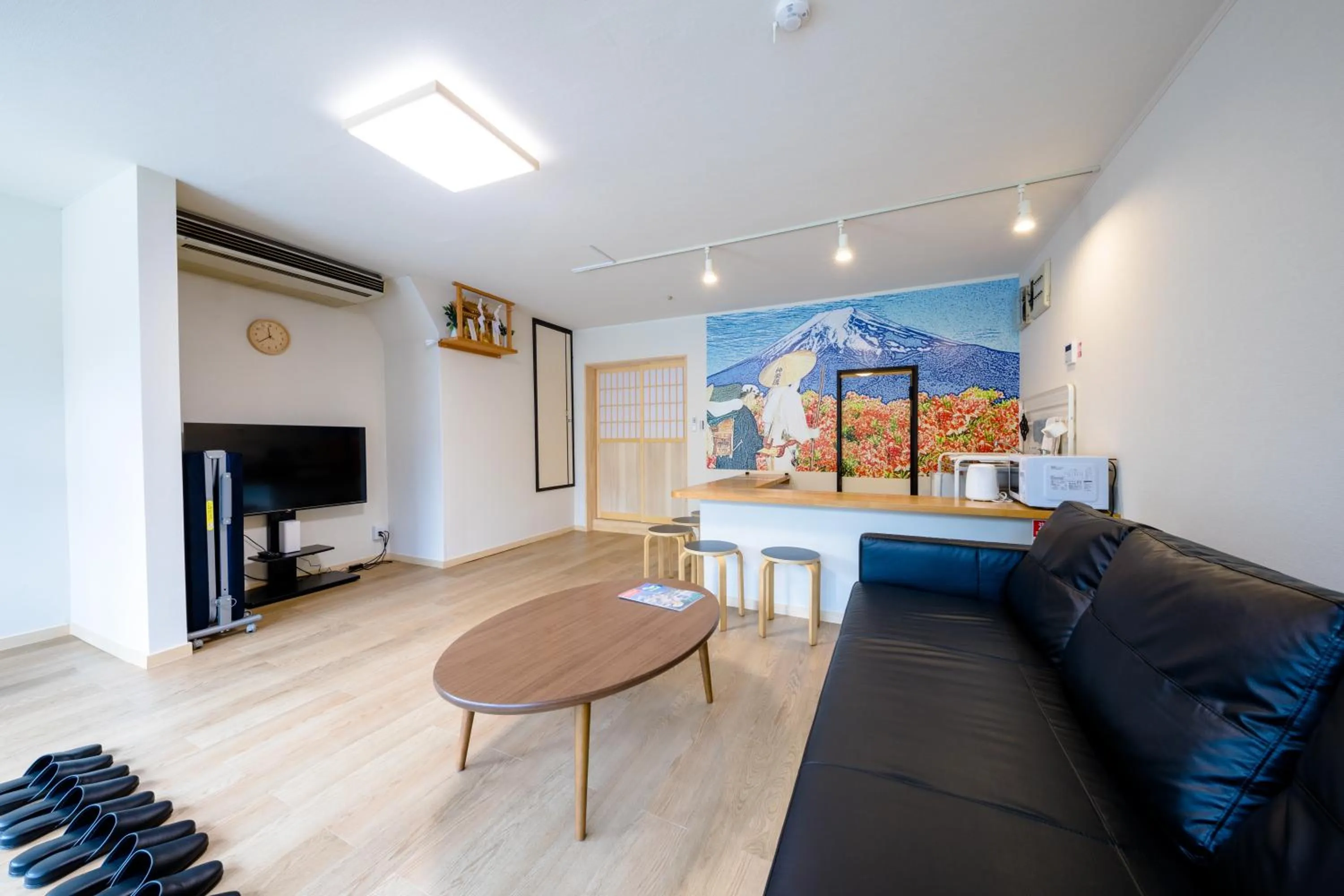 Living room in The road to Mt.Fuji