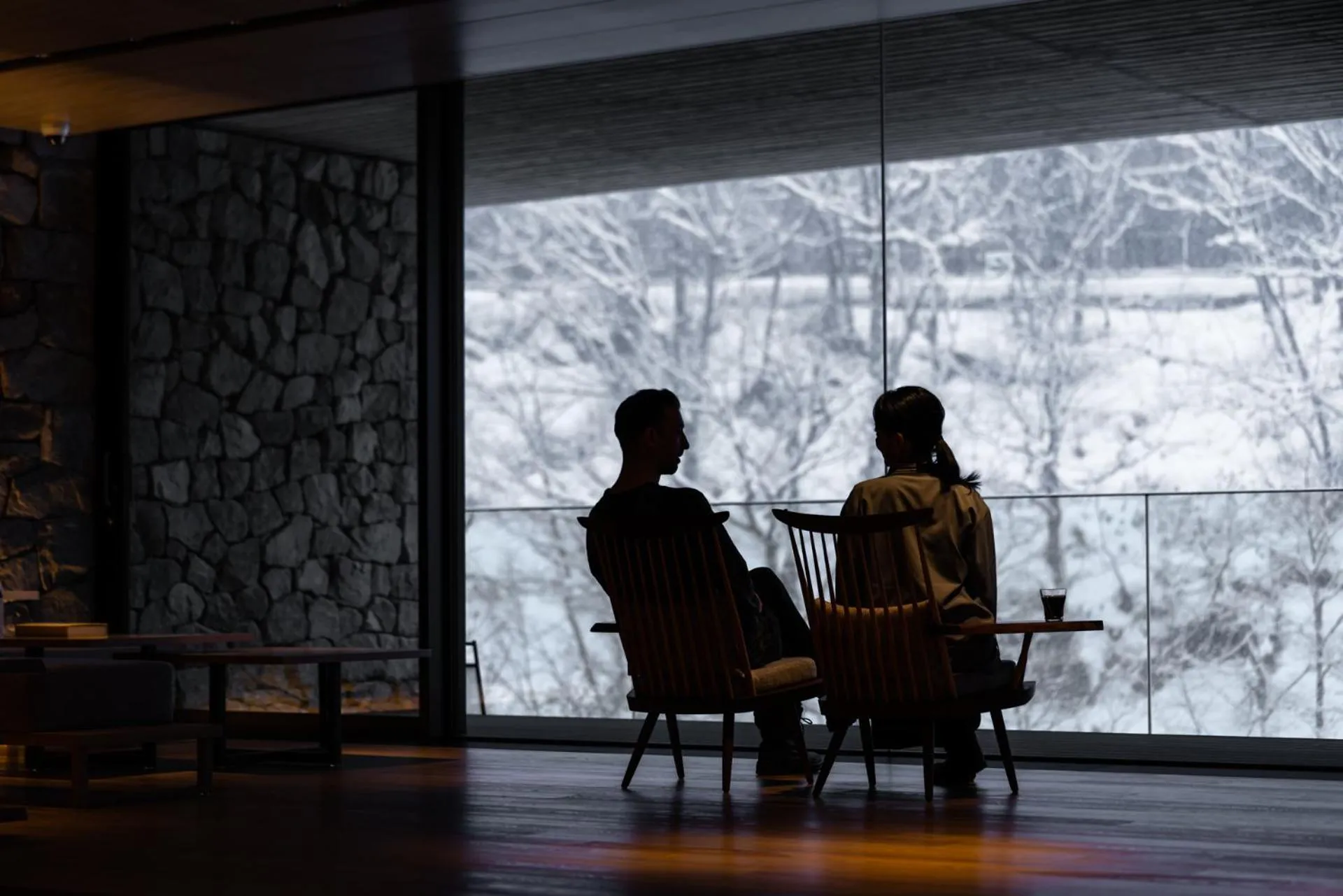 Lobby or reception in Chalet Ivy Jozankei