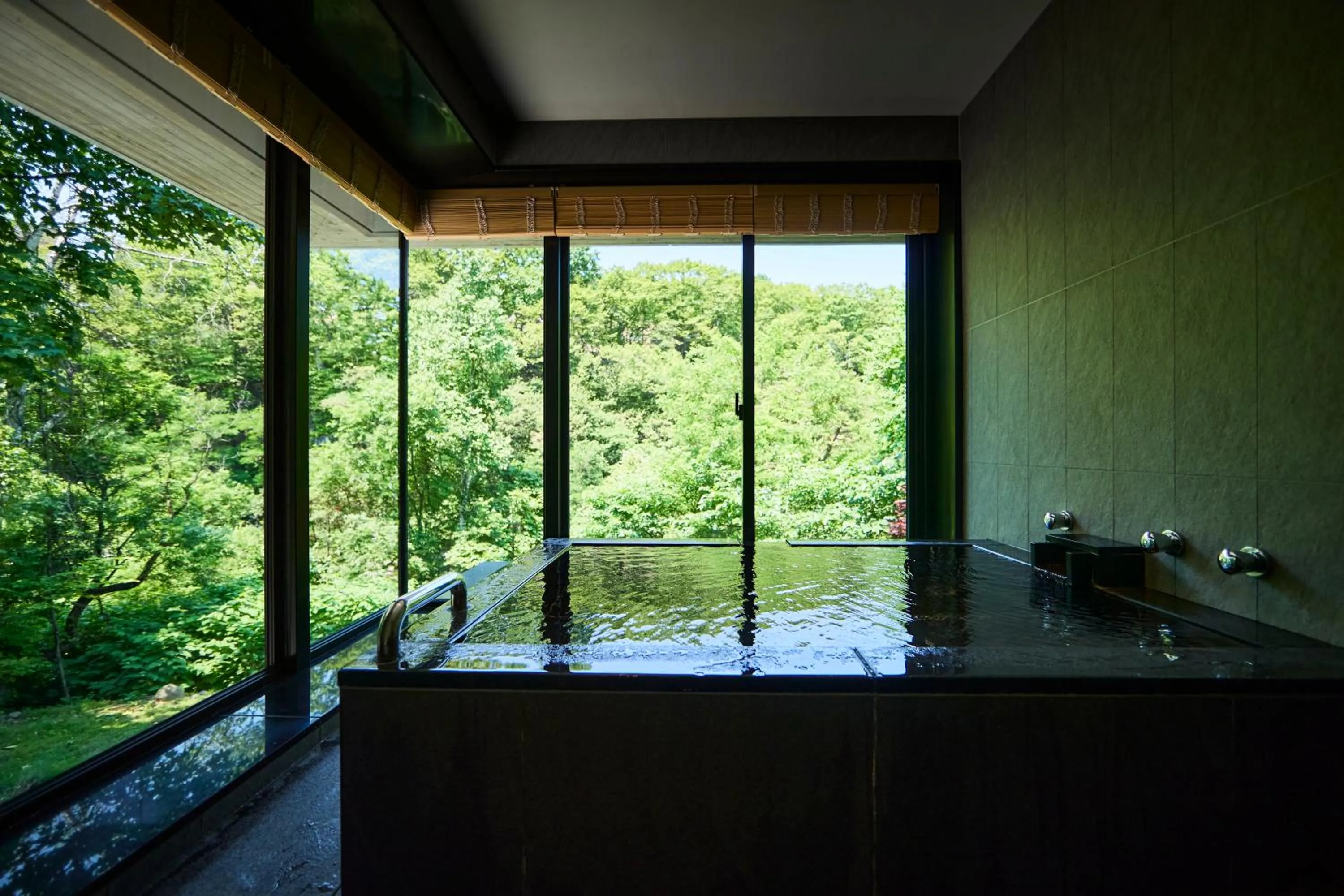 Hot Spring Bath in Chalet Ivy Jozankei