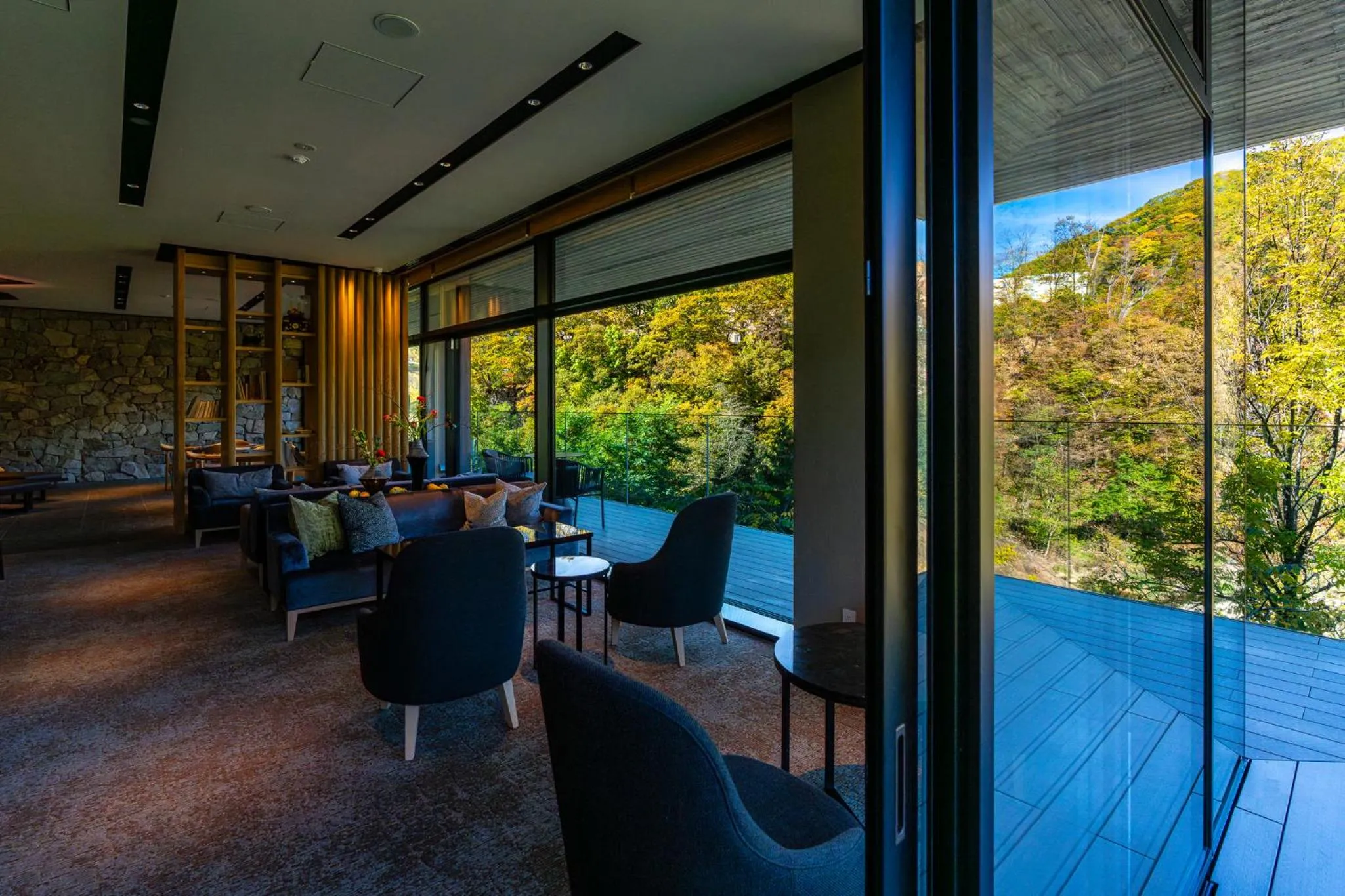 Communal lounge/ TV room in Chalet Ivy Jozankei