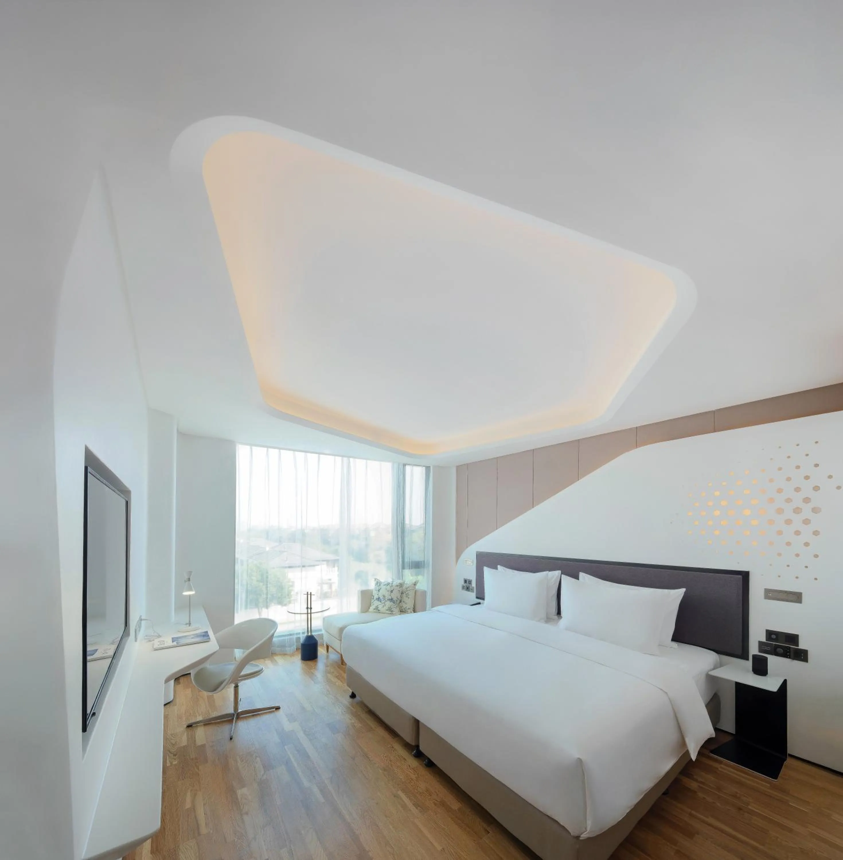 Bed in FlyZoo Hotel - Alibaba Future Hotel