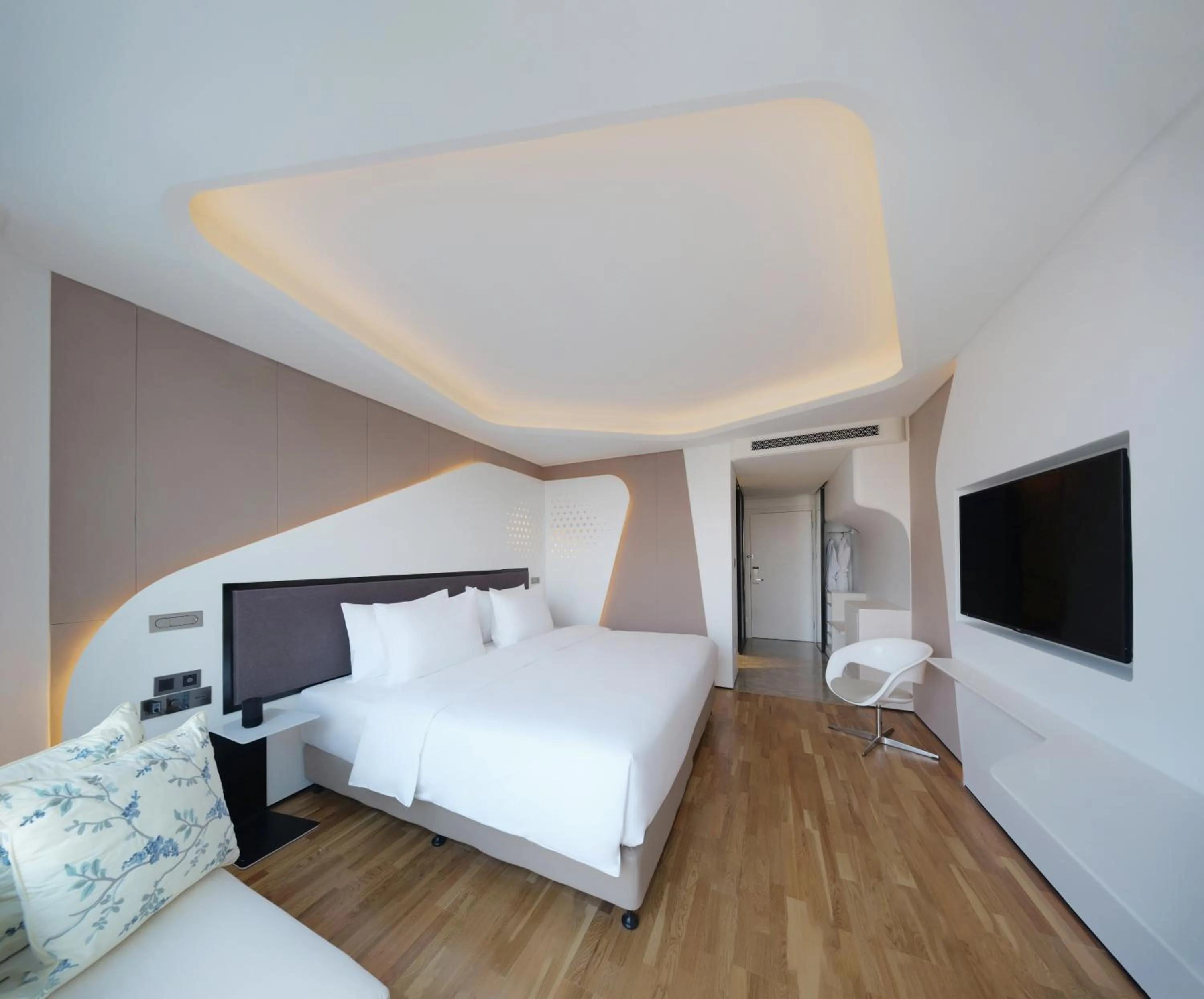 Bed in FlyZoo Hotel - Alibaba Future Hotel