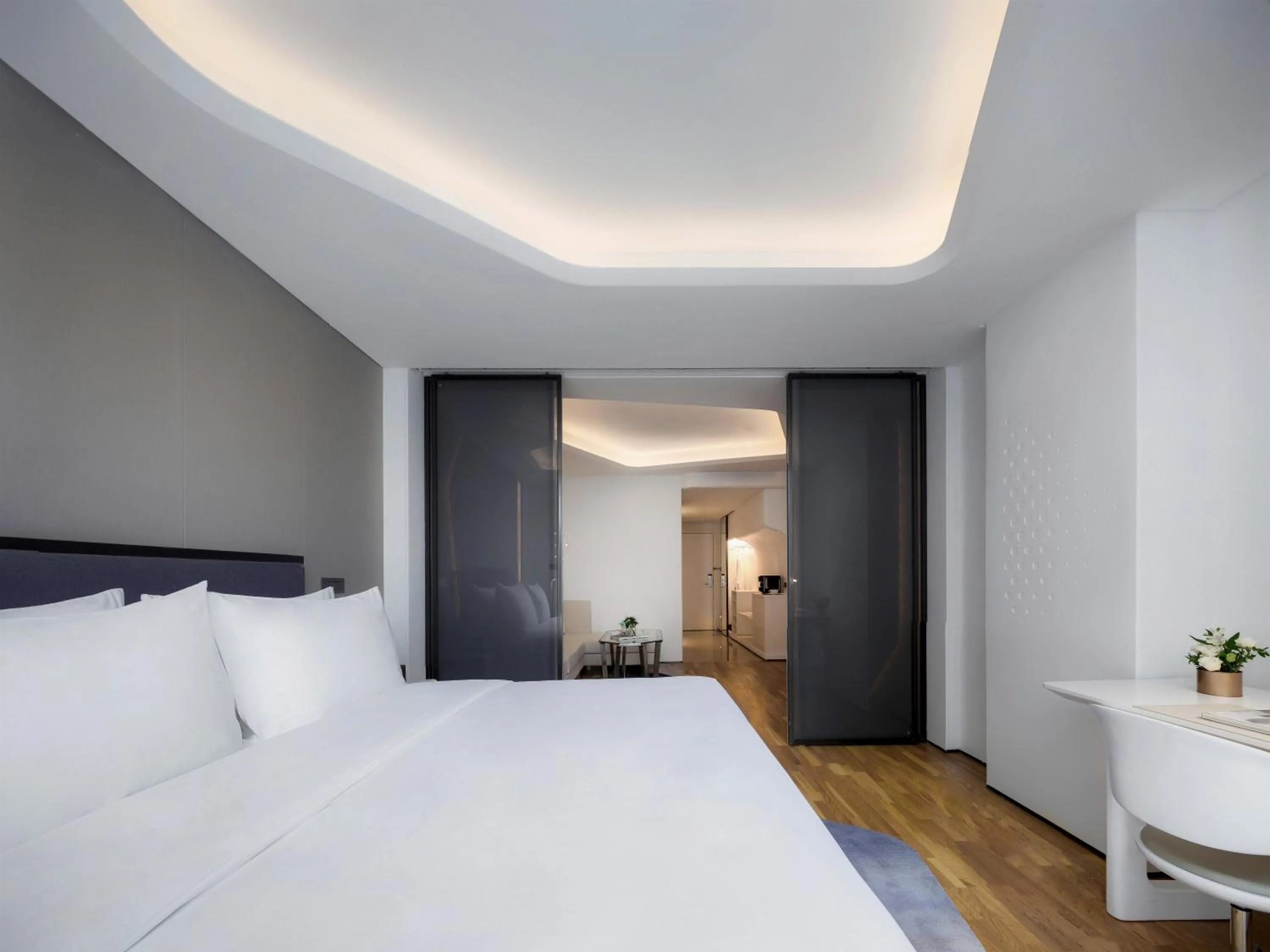Bed in FlyZoo Hotel - Alibaba Future Hotel