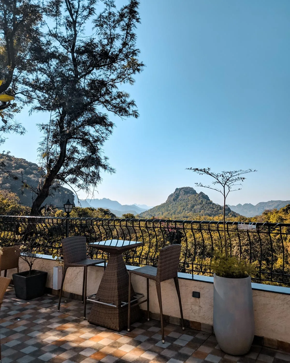Patio in The Summer House, Pachmarhi - AM Hotel Kollection