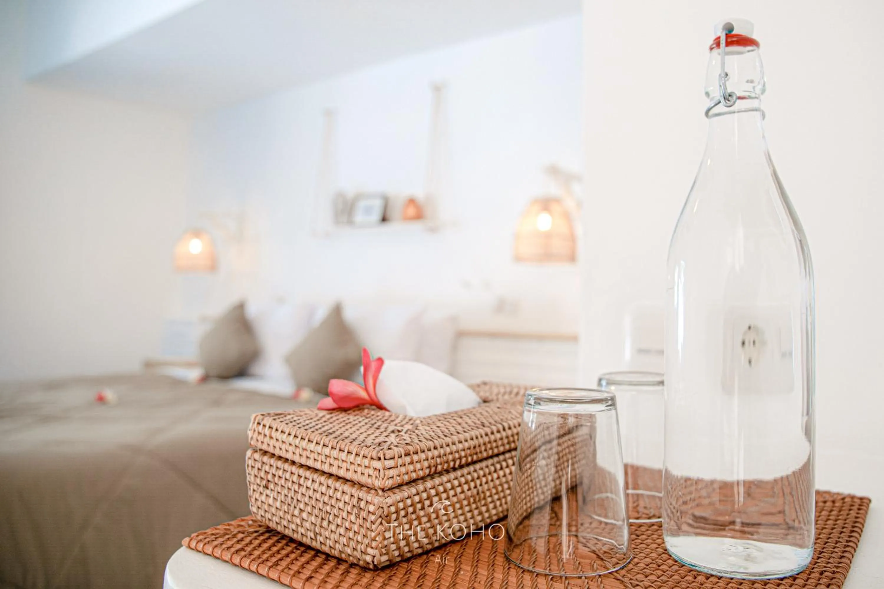 Drinks, Bed in The Koho Air Hotel