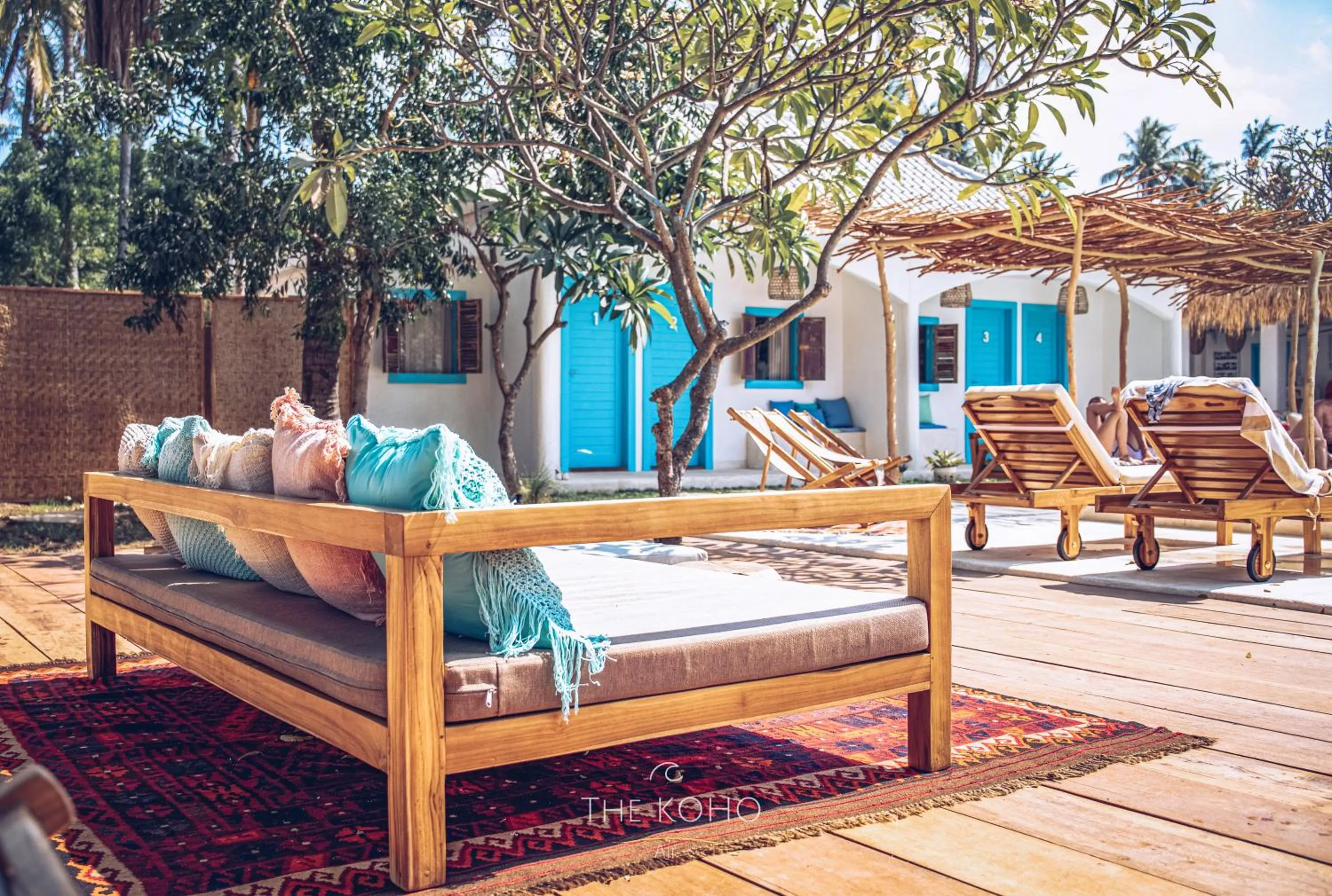 Patio in The Koho Air Hotel