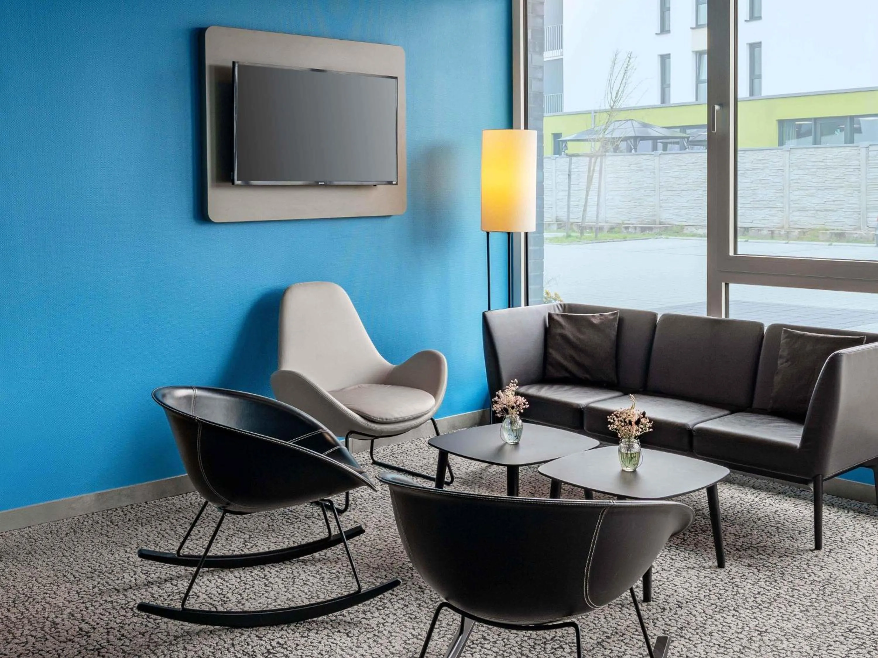 Lobby or reception in B&B Hotel Wolfsburg-Weyhausen