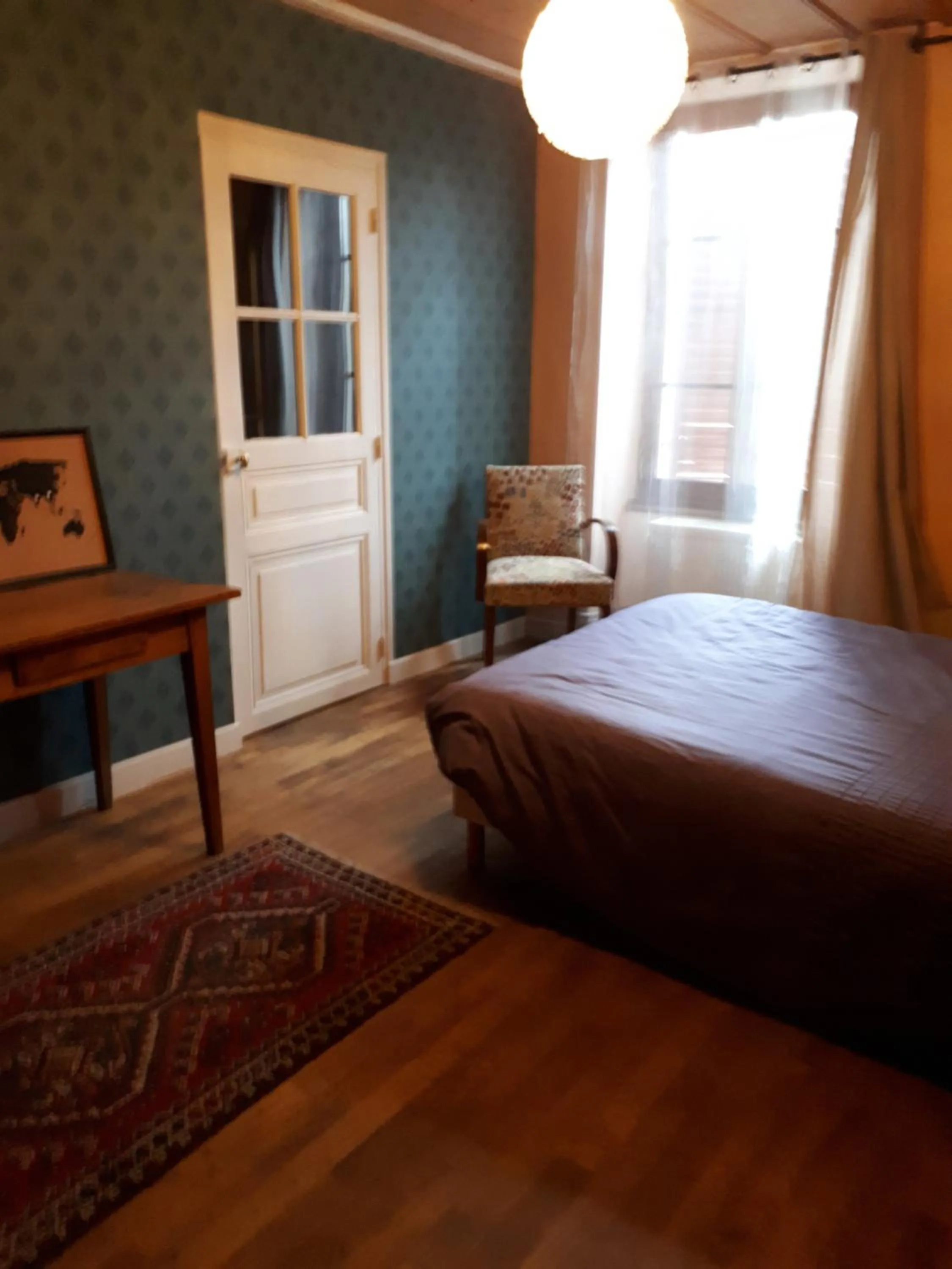 Bedroom in La maison des archers