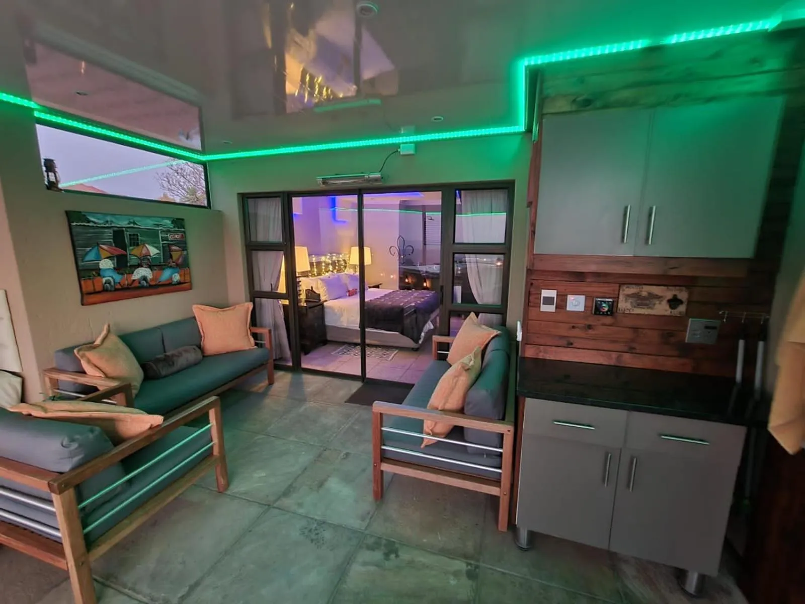 Seating area in Weston Guest House Krugersdorp