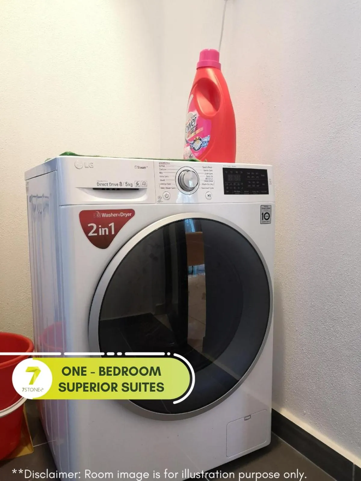 washing machine in 7Stonez Suites Geo38 Genting Highlands