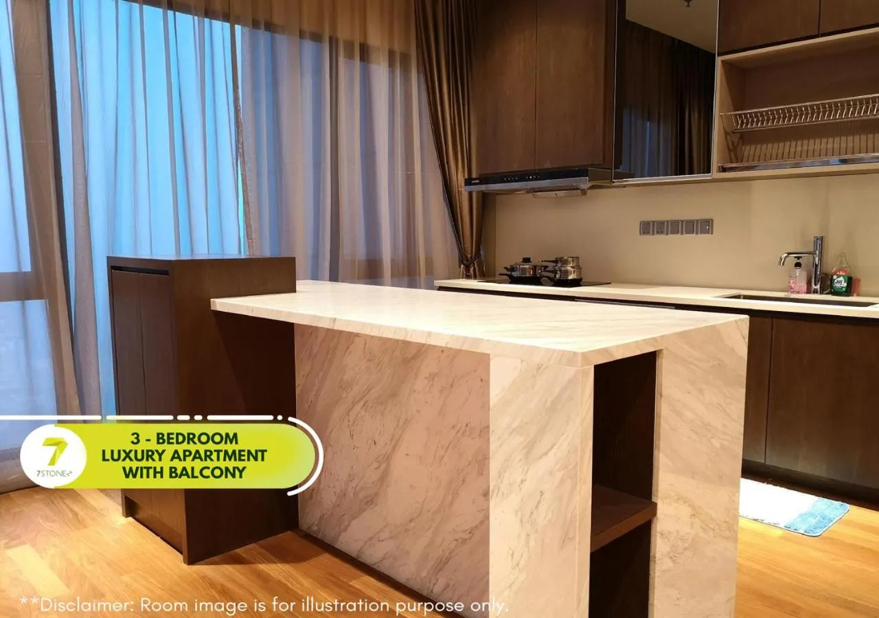 Kitchen or kitchenette in 7Stonez Suites Geo38 Genting Highlands