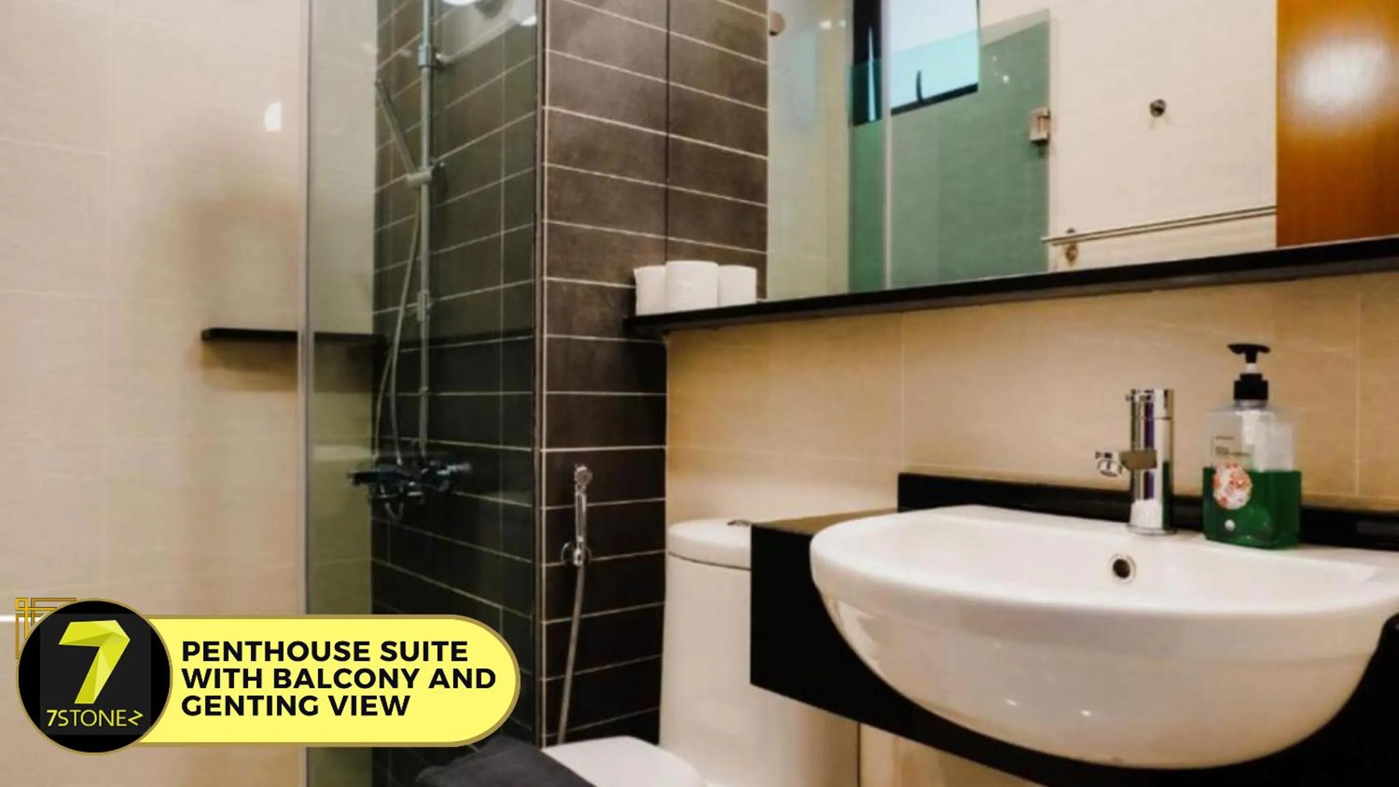 Bathroom in 7Stonez Suites Geo38 Genting Highlands