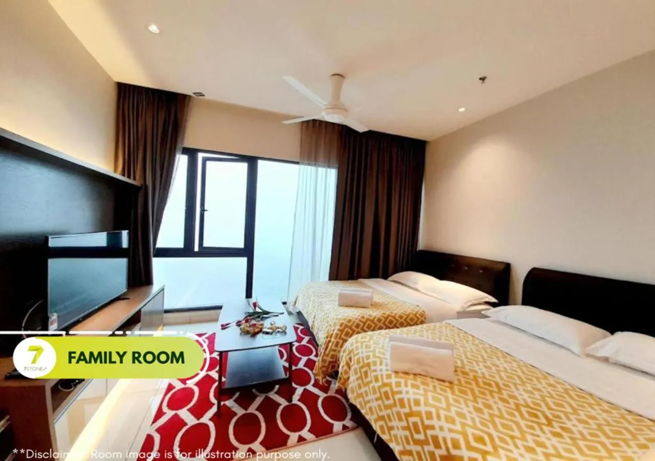 Bed in 7Stonez Suites Geo38 Genting Highlands