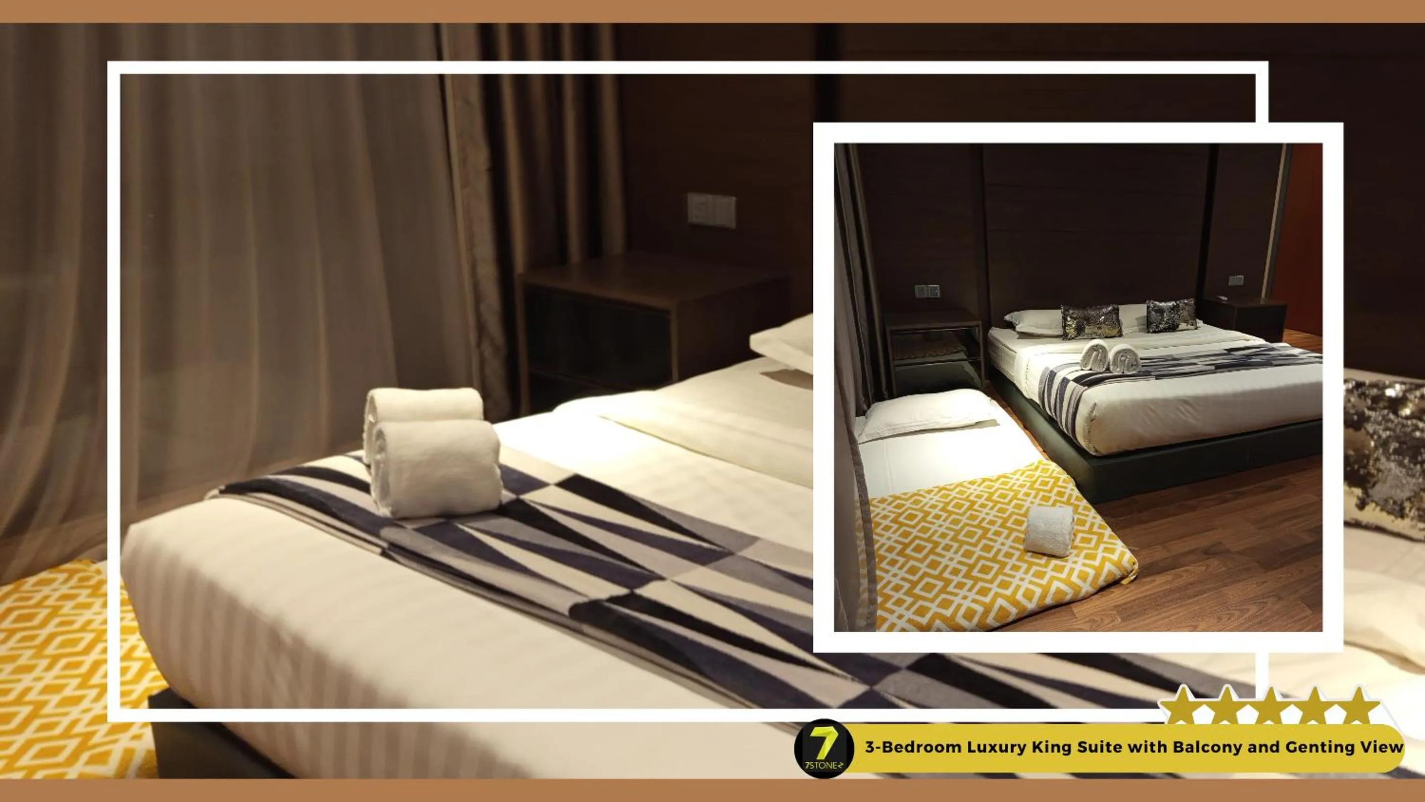 Bed in 7Stonez Suites Geo38 Genting Highlands