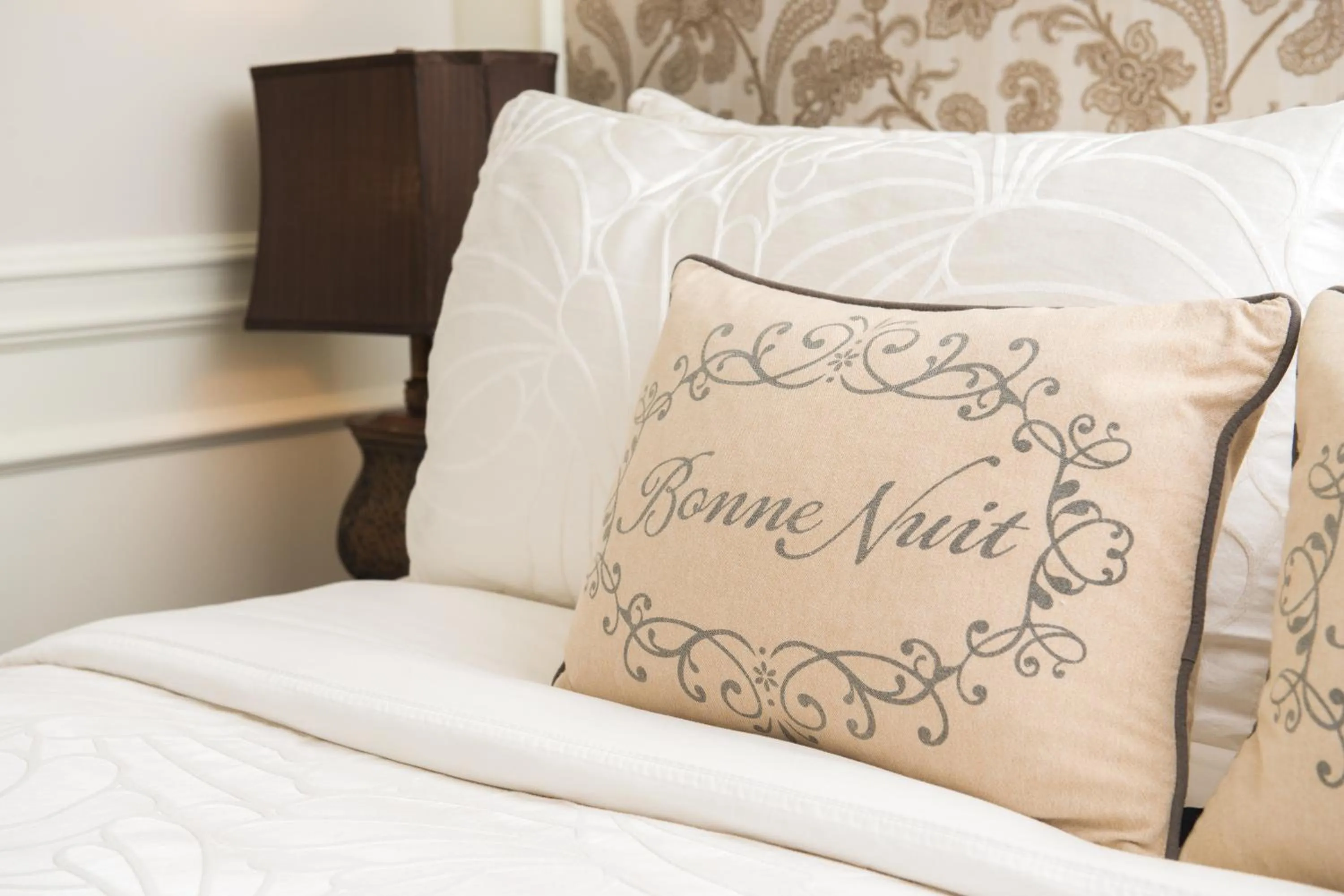 Decorative detail, Bed in The Craigmyle Inn