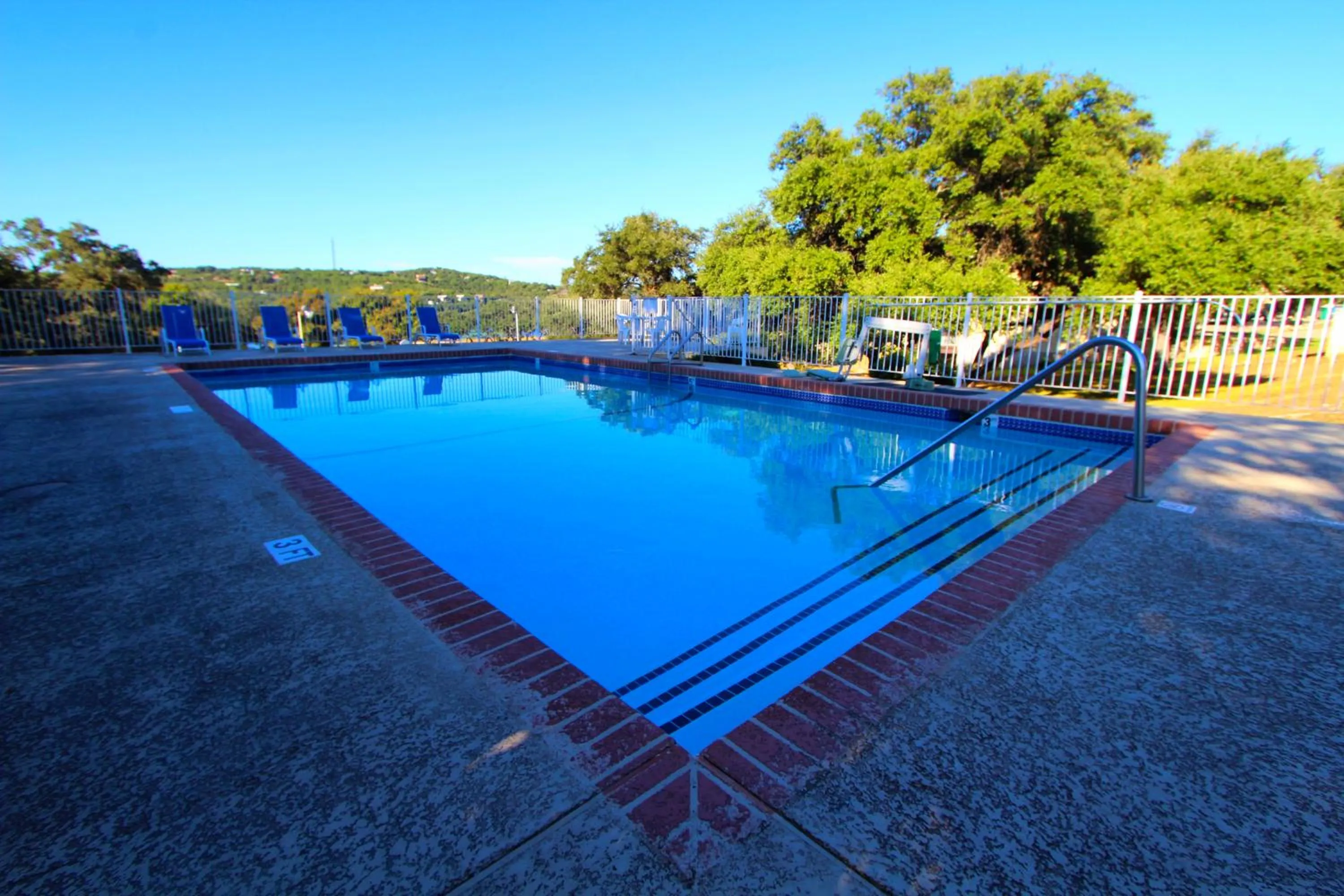 Swimming pool in The Shores at Lake Travis