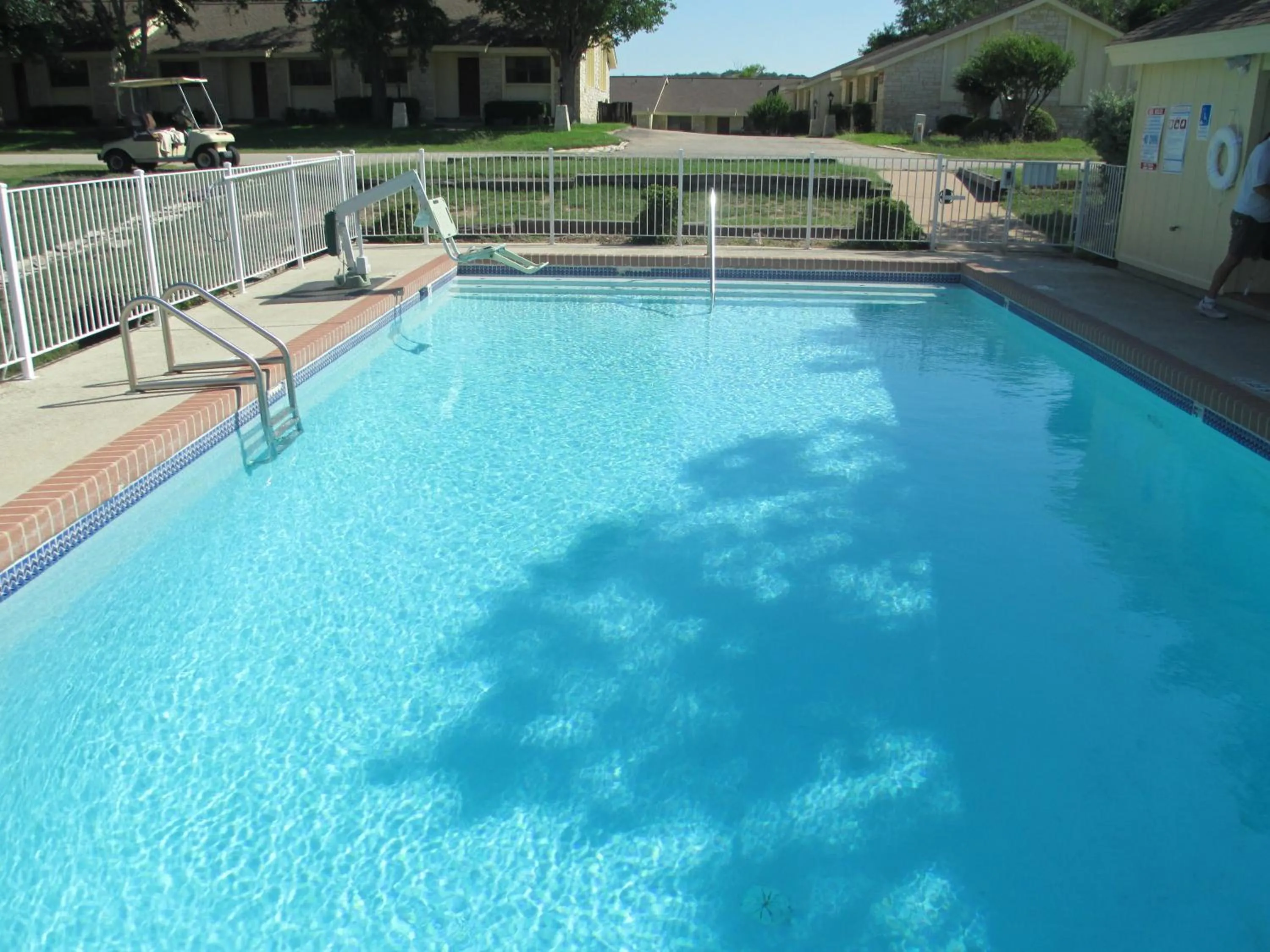 Swimming pool in The Shores at Lake Travis