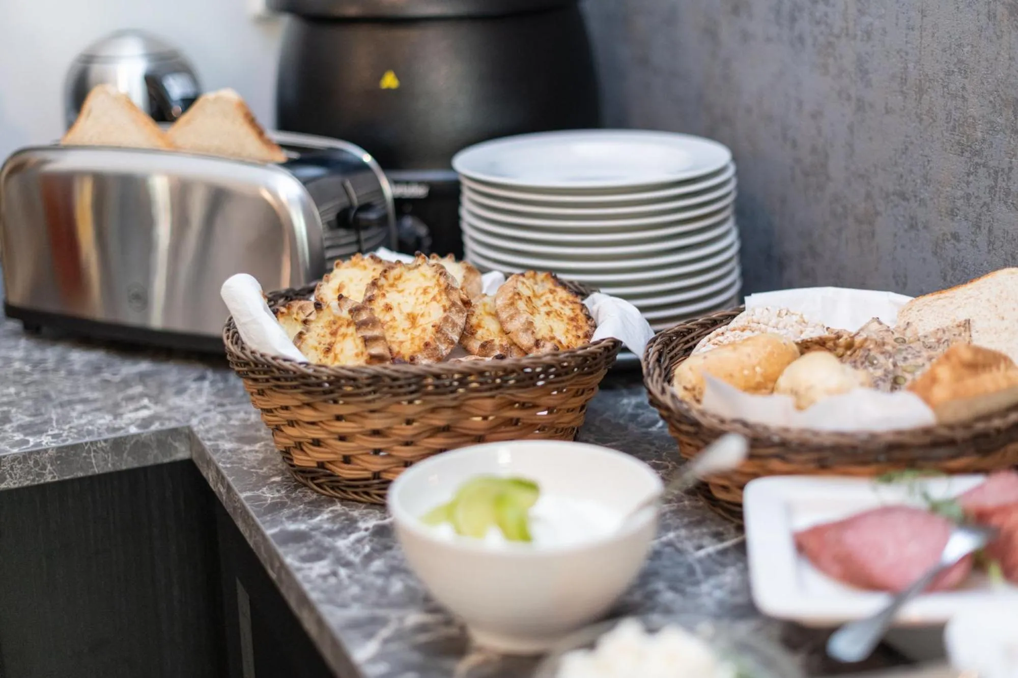 Breakfast in Hotelli Rakuuna