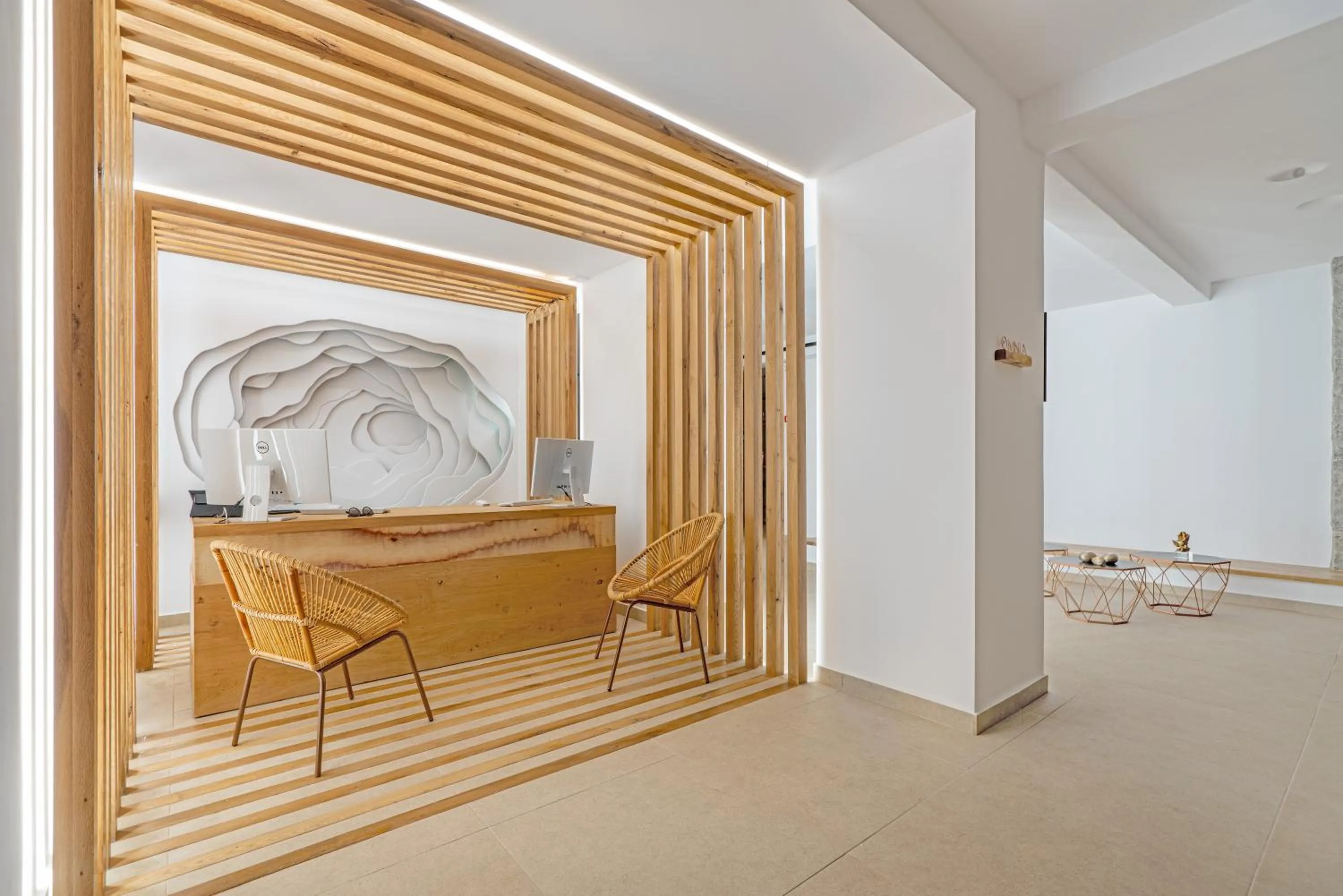 Lobby or reception in Omnia Mykonos Boutique Hotel & Suites