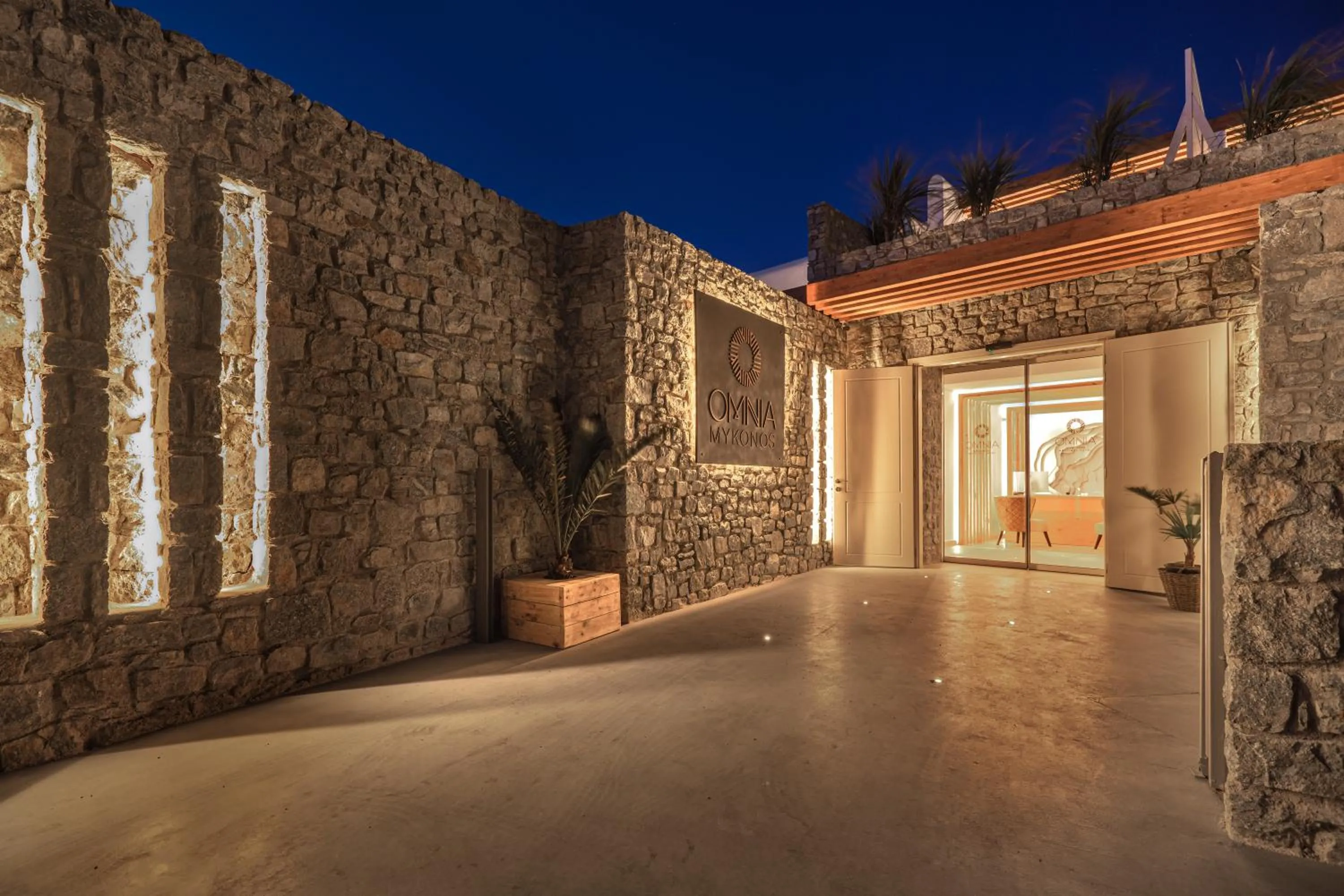 Facade/entrance in Omnia Mykonos Boutique Hotel & Suites