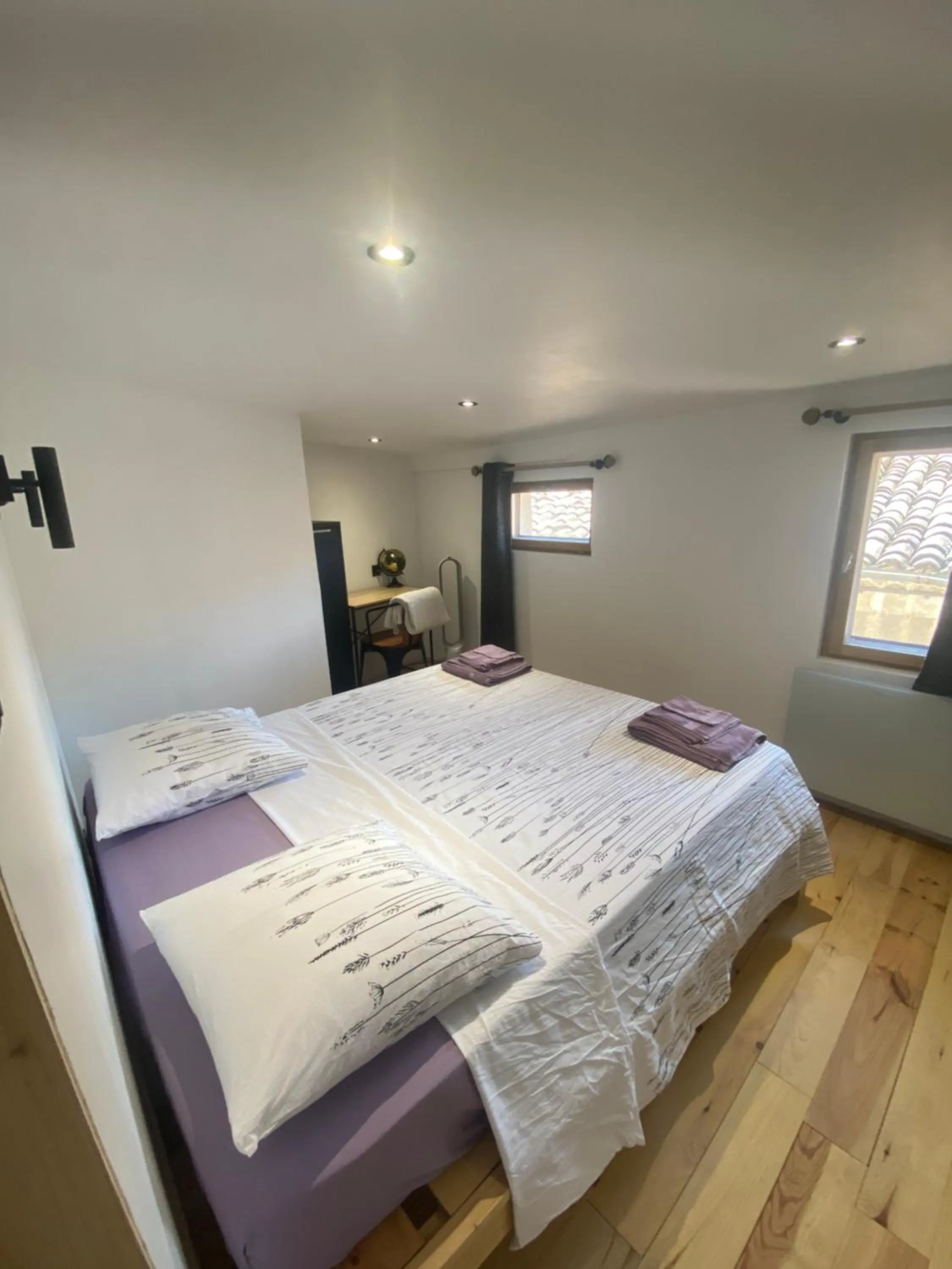 Bed in Chambres d’hôtes La Voûte