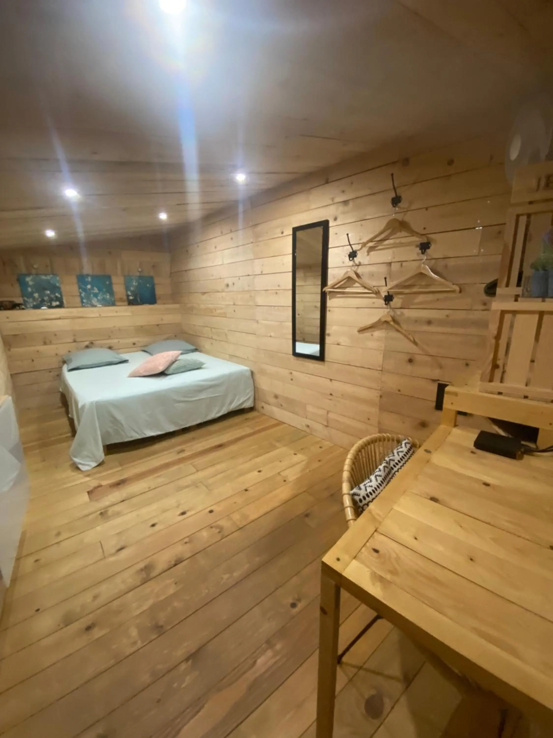 Bed in Chambres d’hôtes La Voûte