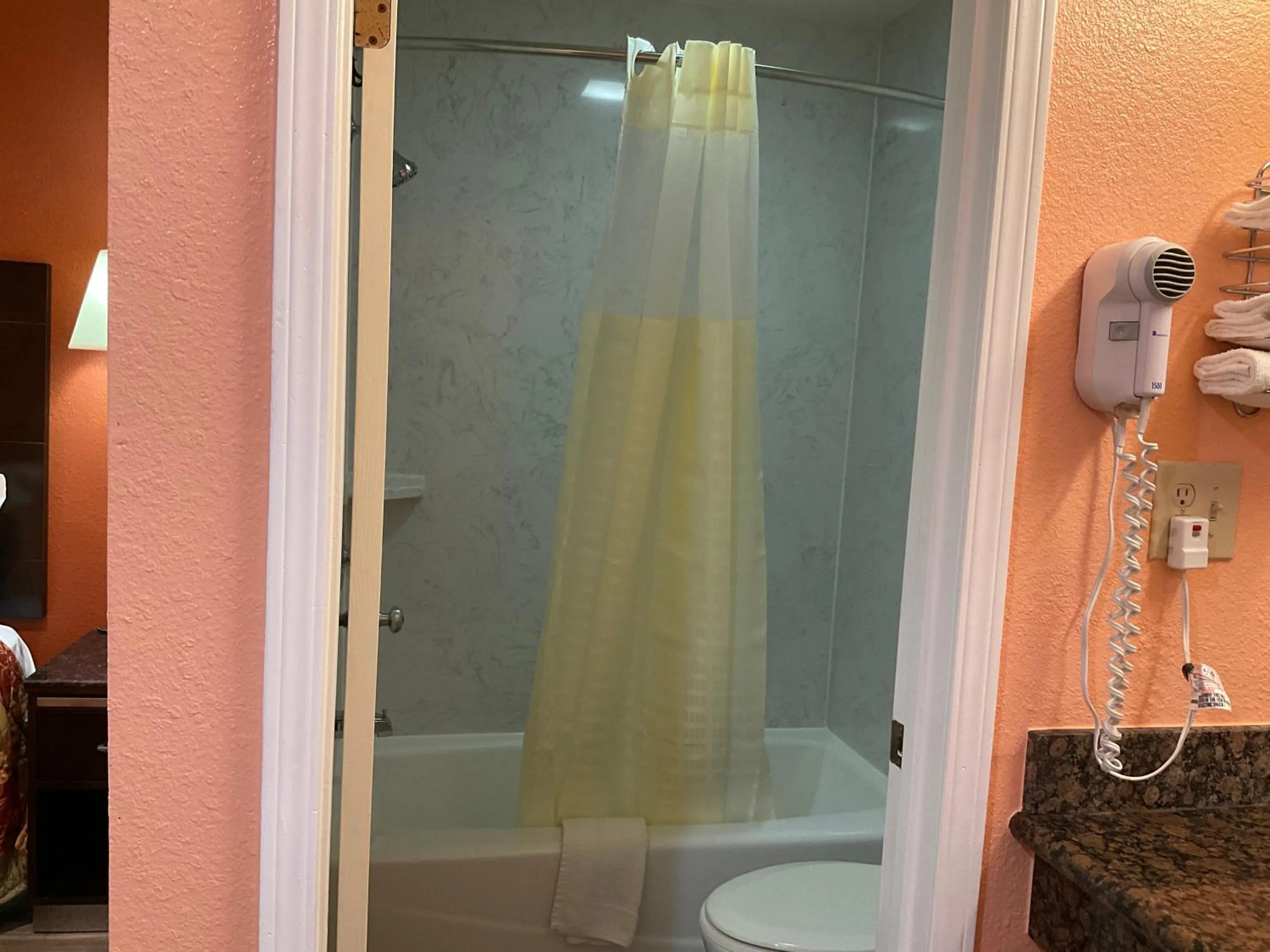 Bathroom in Budget Motel