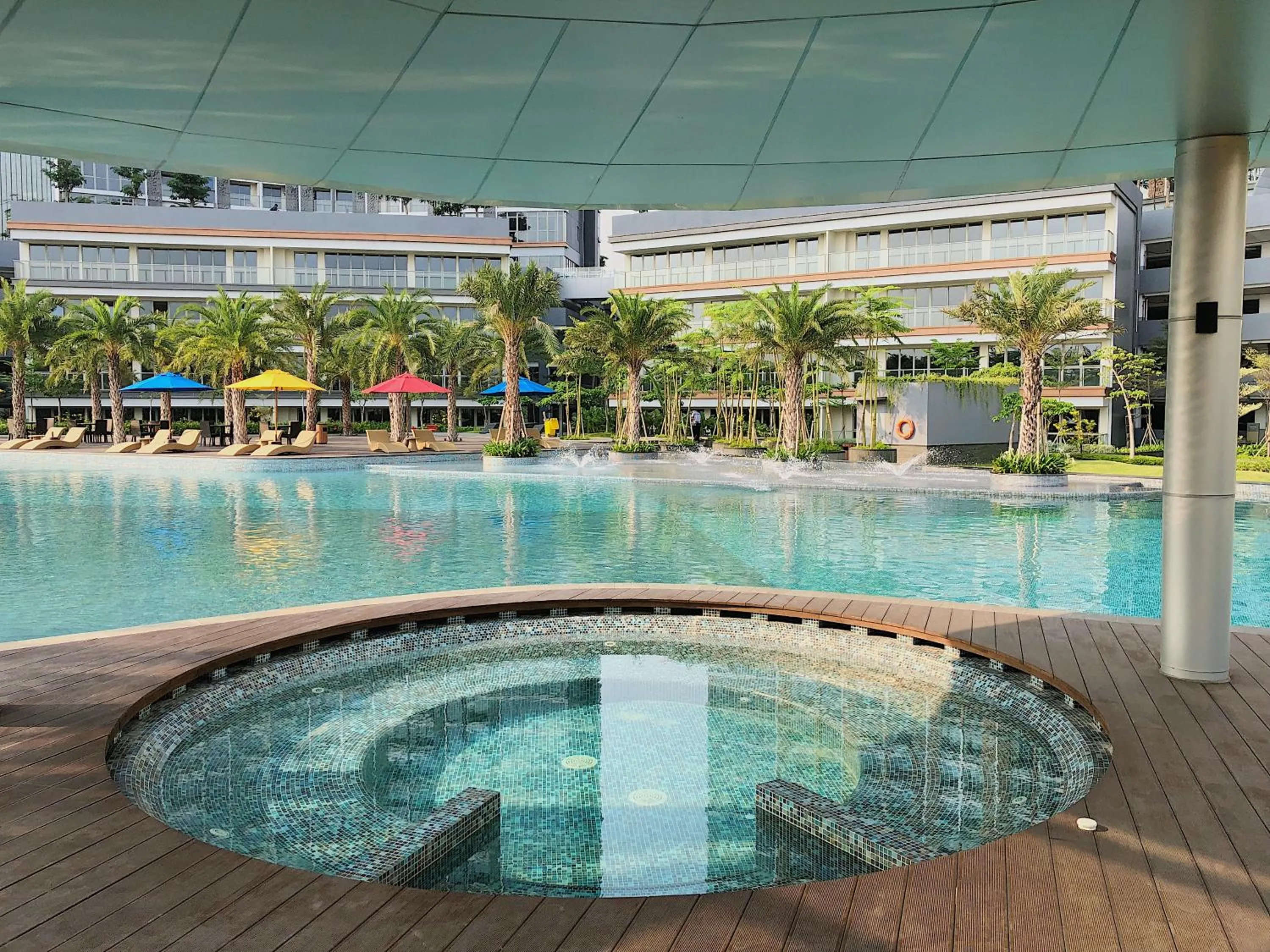 Swimming pool in Gold Coast PIK Sea View Apartments by LongeSuites