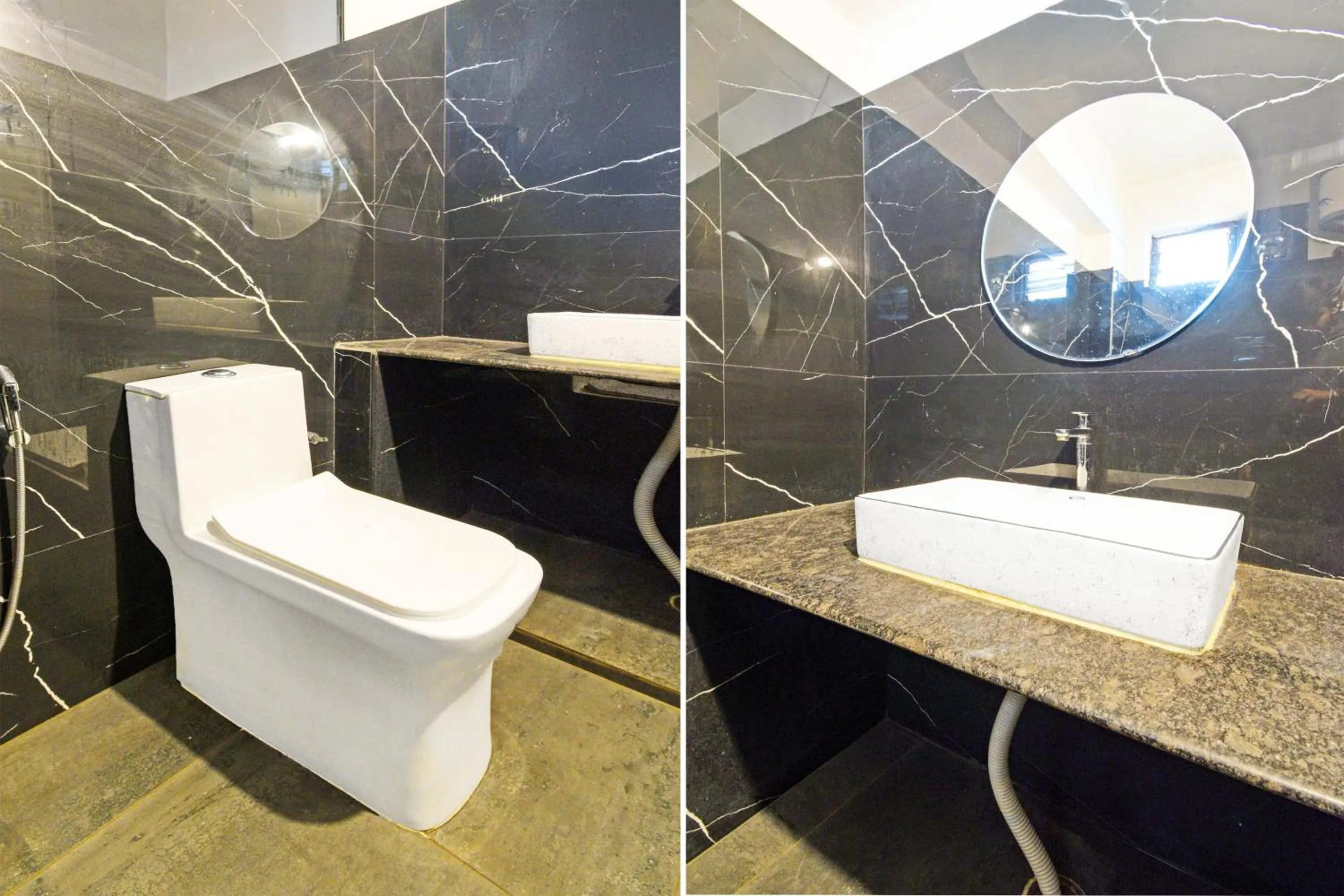 Bathroom in Hotel O Sahasra Residency Near Nexus Hyderabad