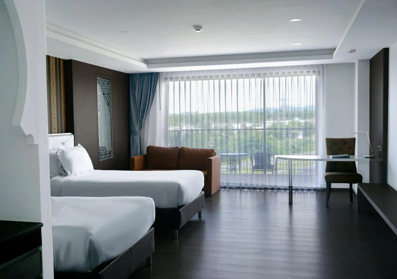 Bed in Alfahad Hotel