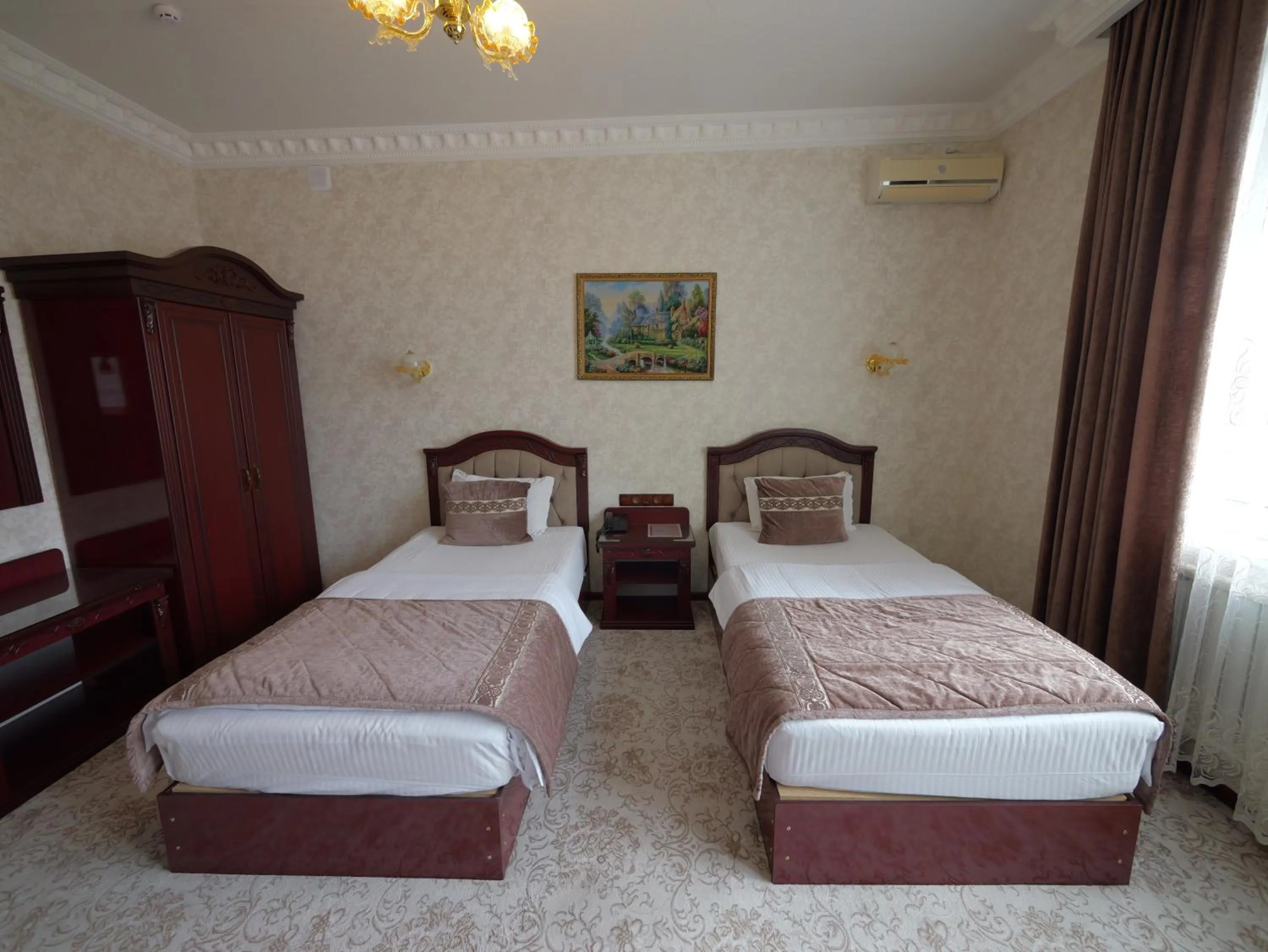 Bed in Asia Hotel Fergana