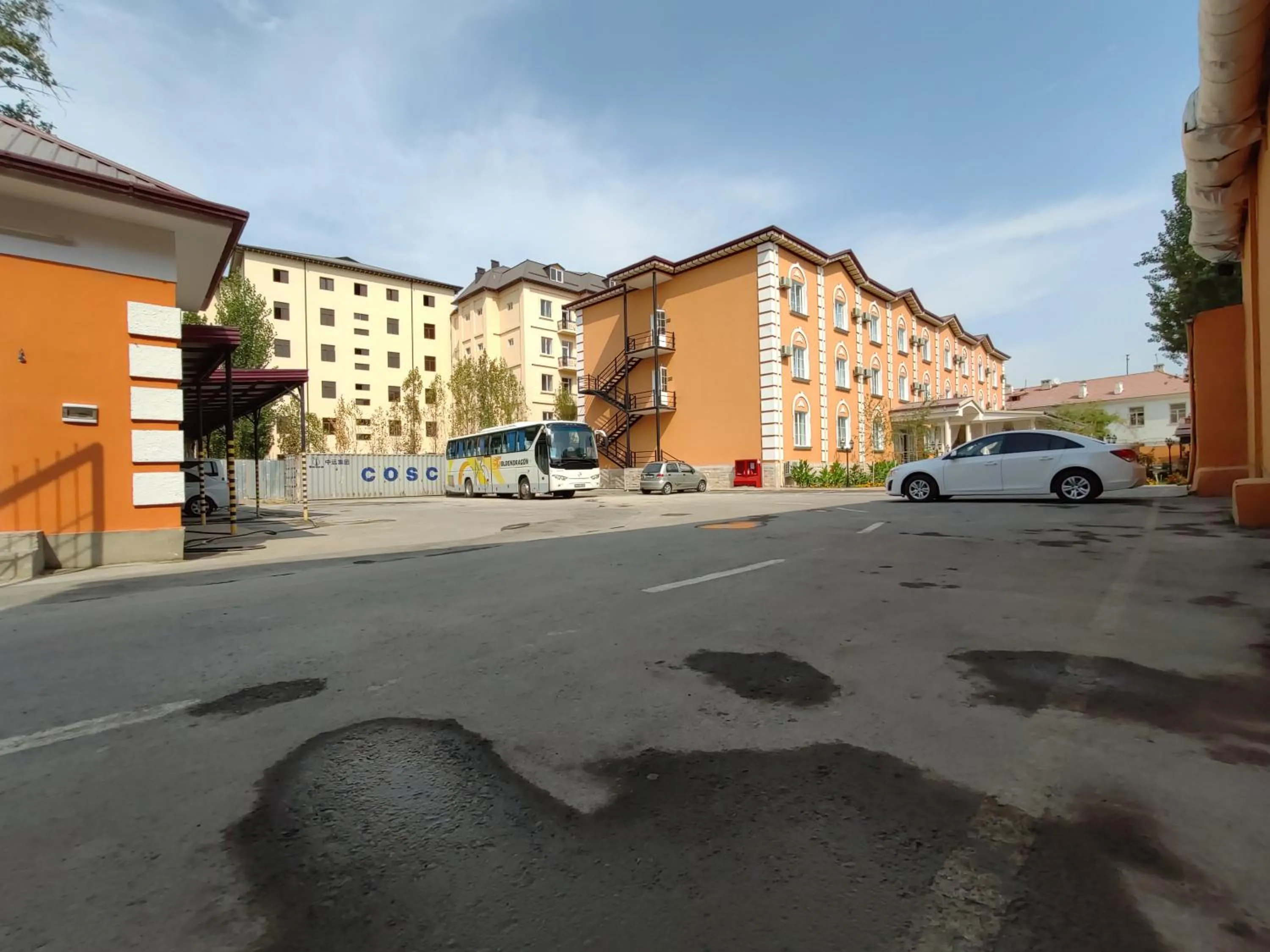 Street view in Asia Hotel Fergana
