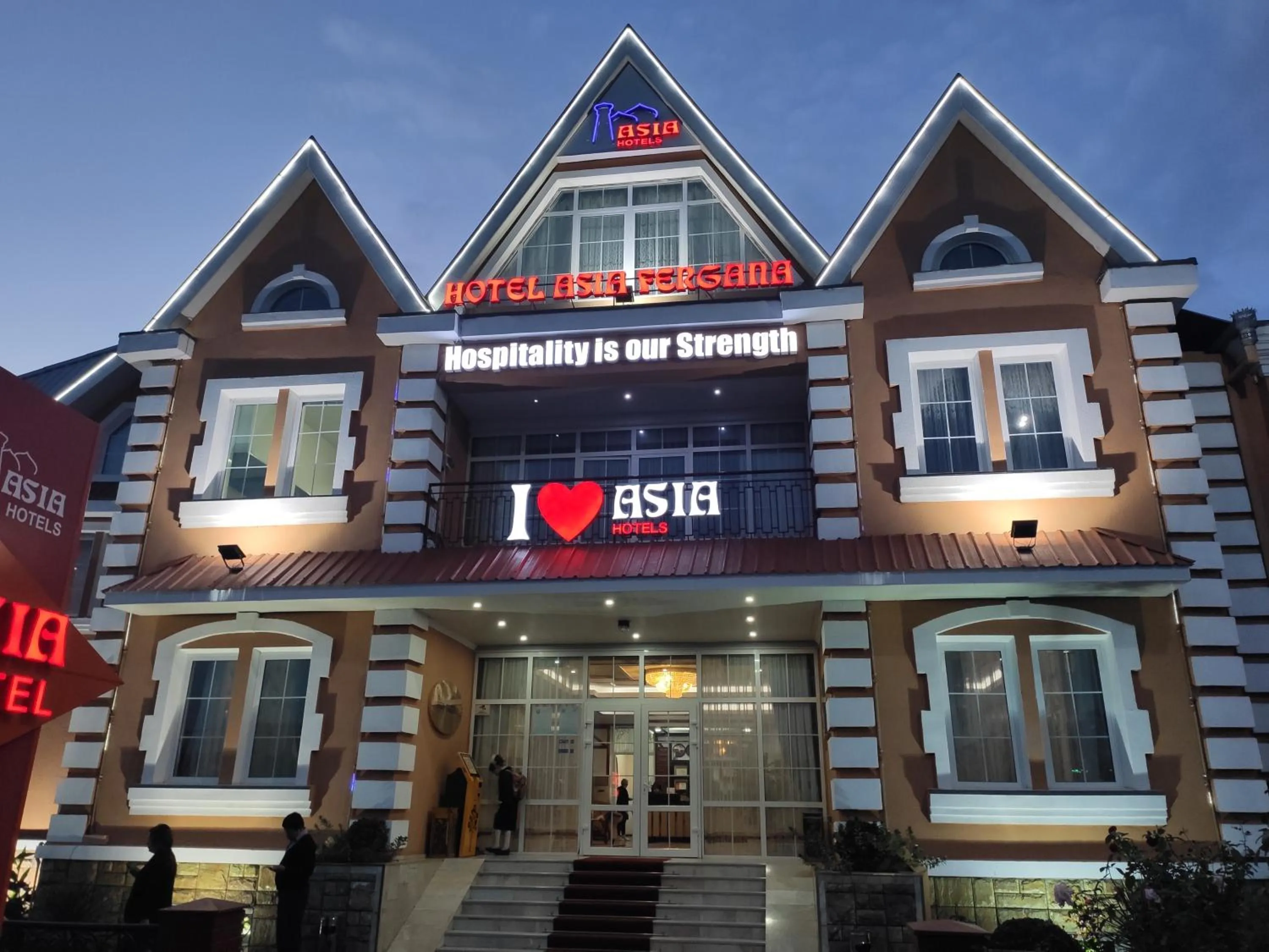 Facade/entrance in Asia Hotel Fergana