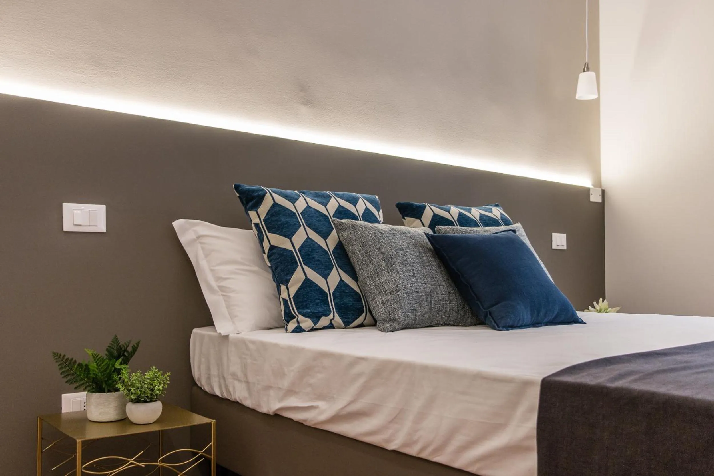 Bed in Elegante 8 posti vicino alla stazione - Grey e Blu